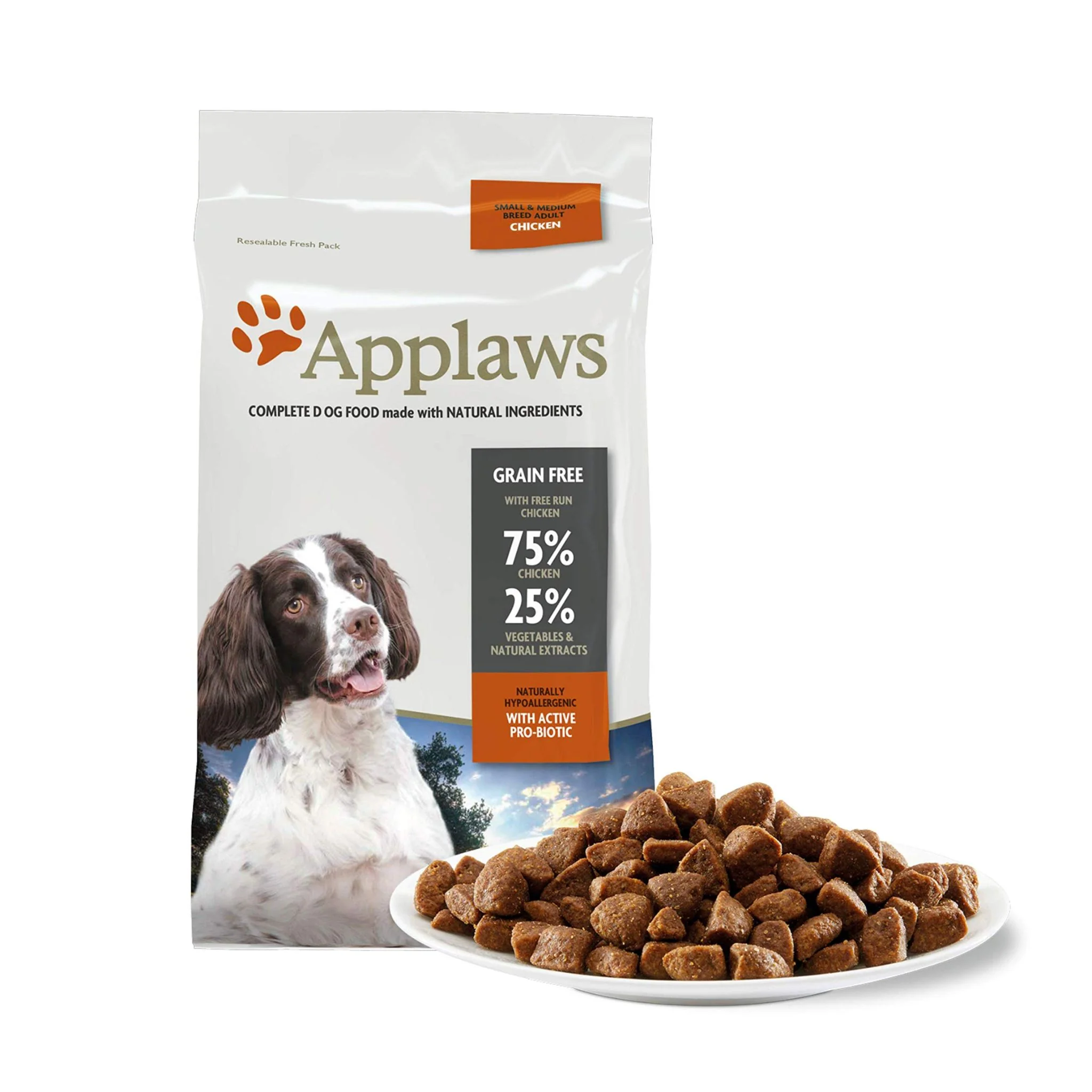 Applaws Adult Dog Chicken Dry Food For Small & Medium Breed - 2kg - Image 3