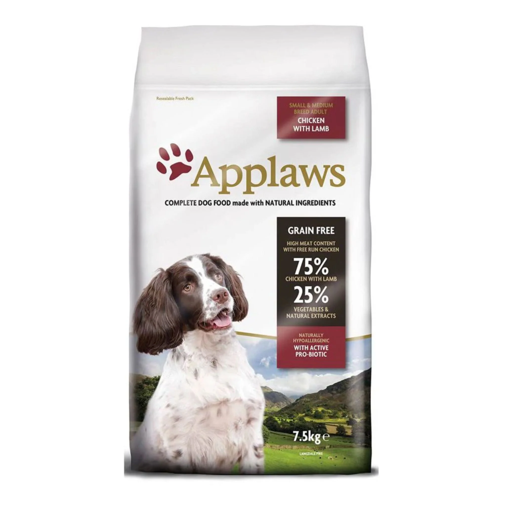 Applaws Chicken With Lamb Small & Medium Breed Adult Dry Dog Food - Image 2
