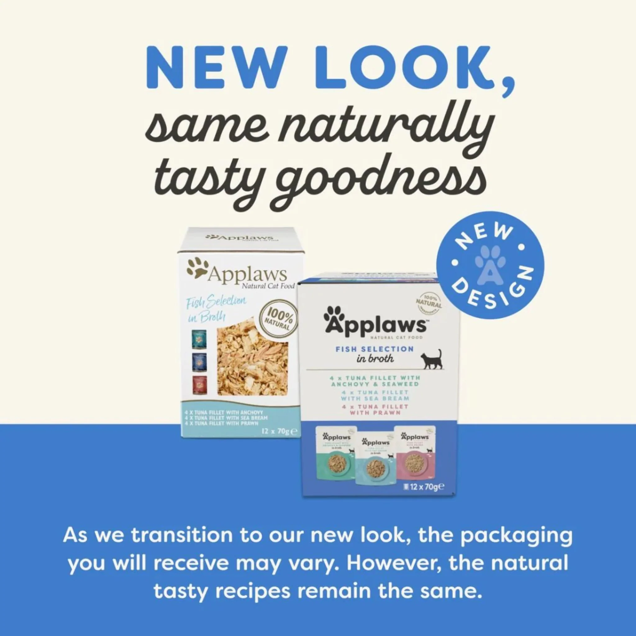 Applaws Fish Multipack Adult Wet Cat Food - 12x70g - Image 2