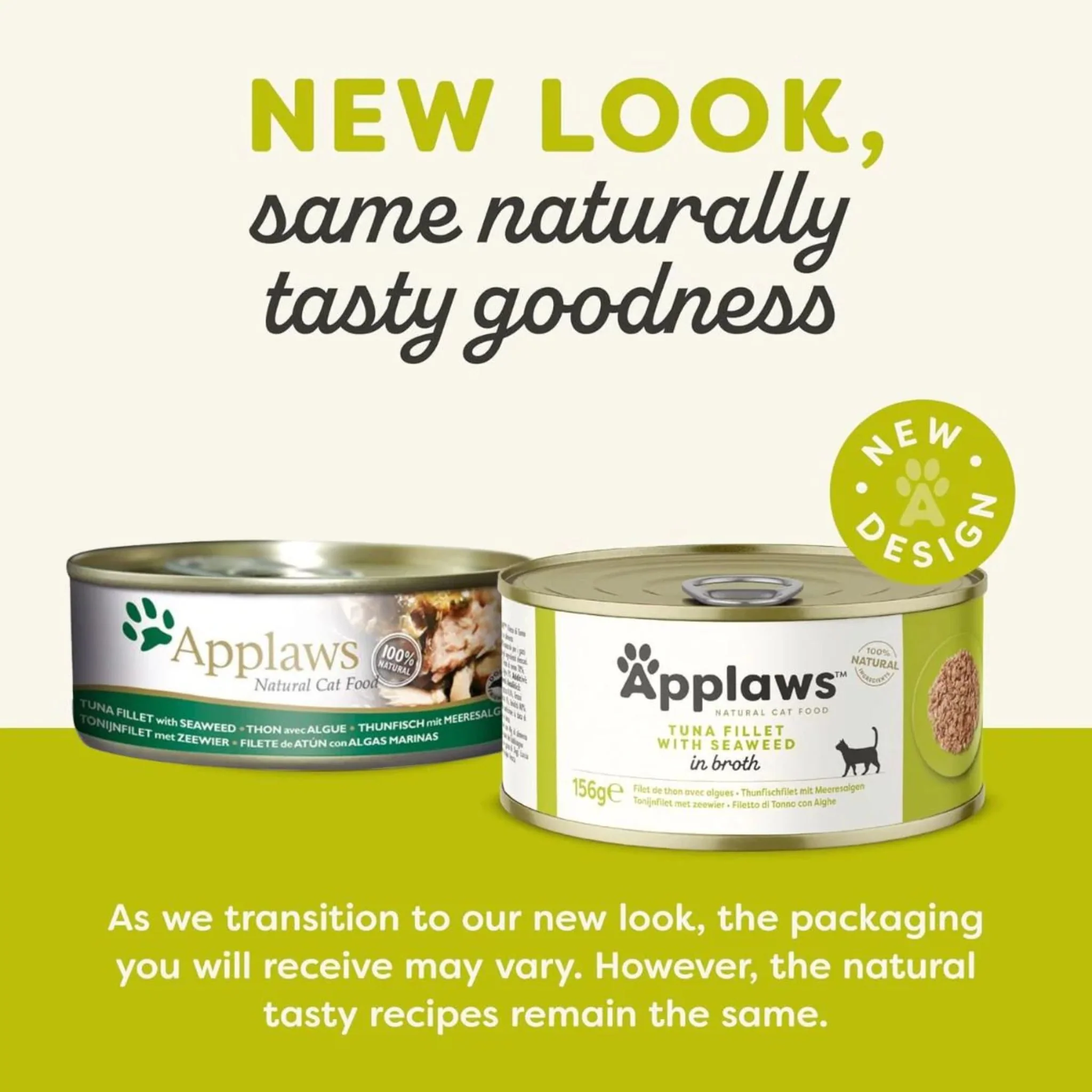 Applaws Tuna Fillet Cat Wet Food With Seaweed In Broth - Image 2