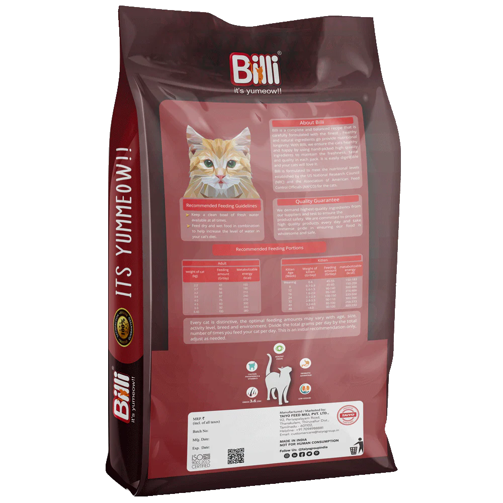 Billi Adult Real Chicken Cat Dry Food - Image 5