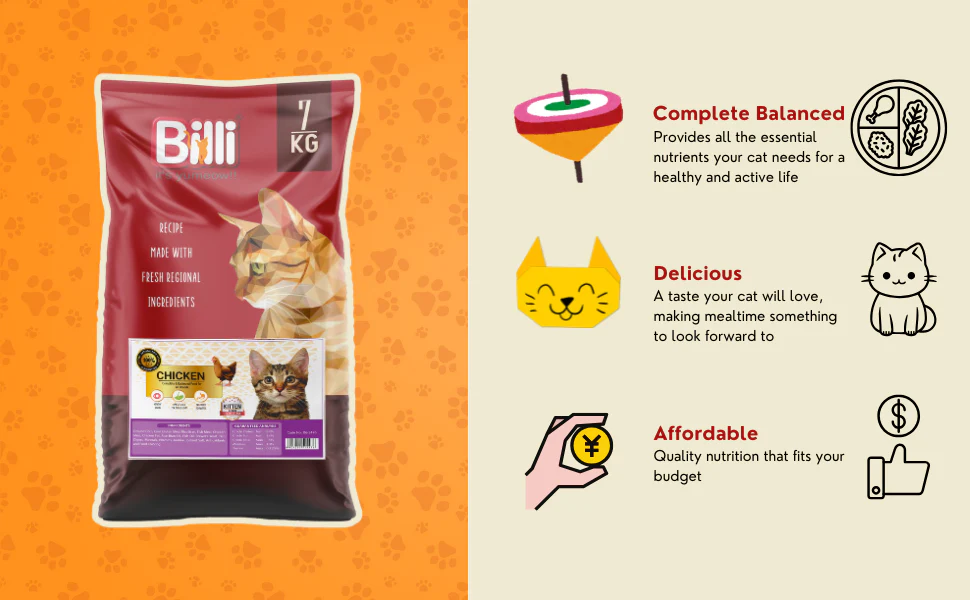 Billi Adult Real Chicken Cat Dry Food - Image 6