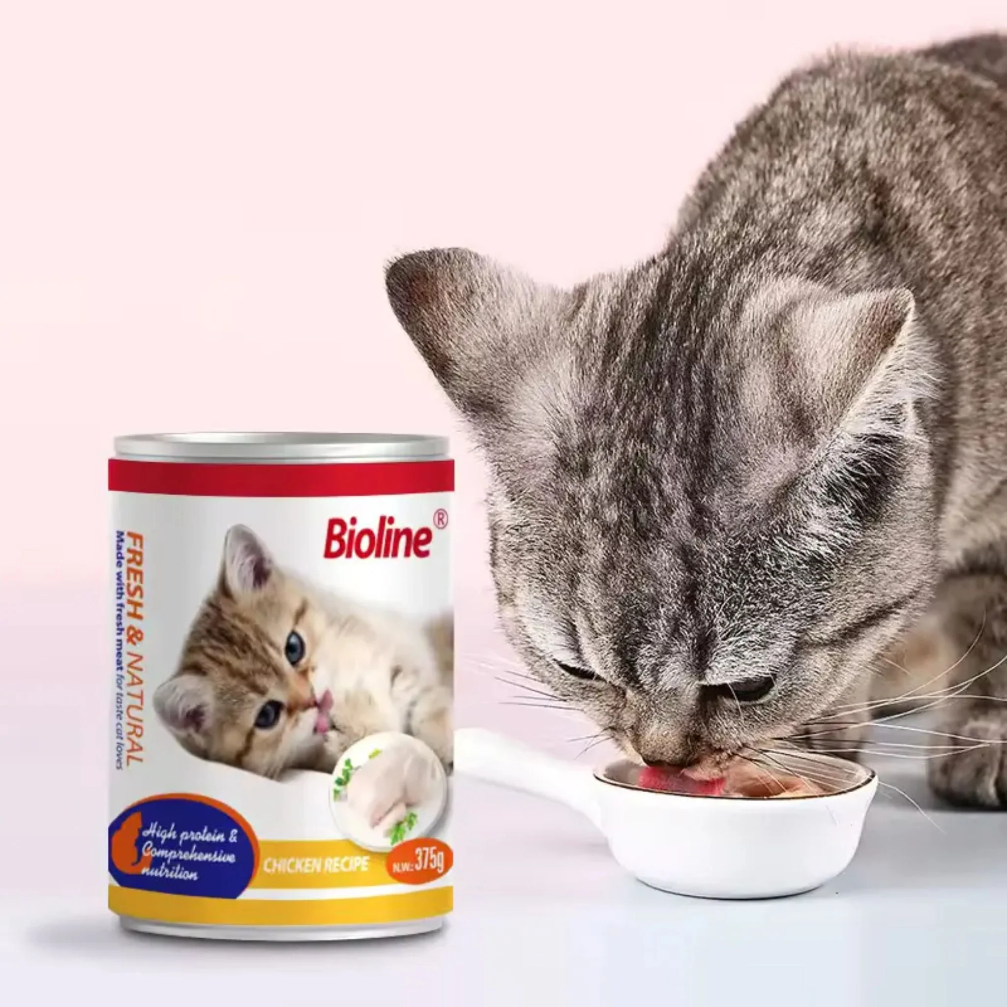 Bioline Canned Cat Food Chicken - 375g - Image 4