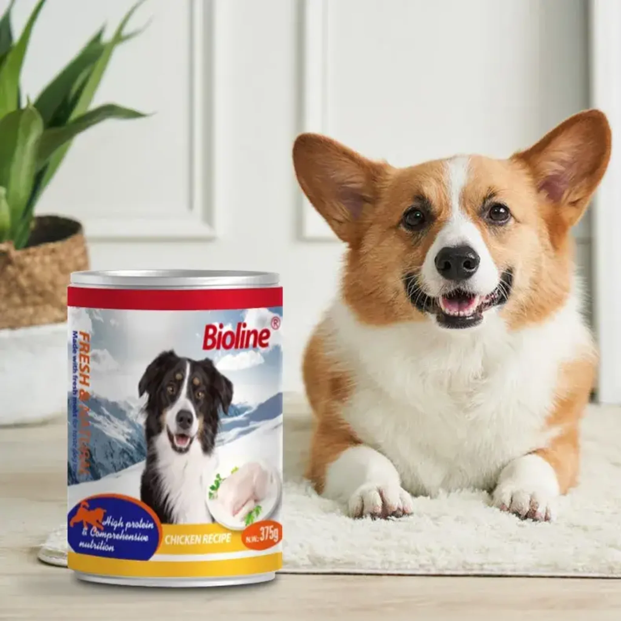 Bioline Canned Dog Wet Food Chicken Meat - 375g - Image 3