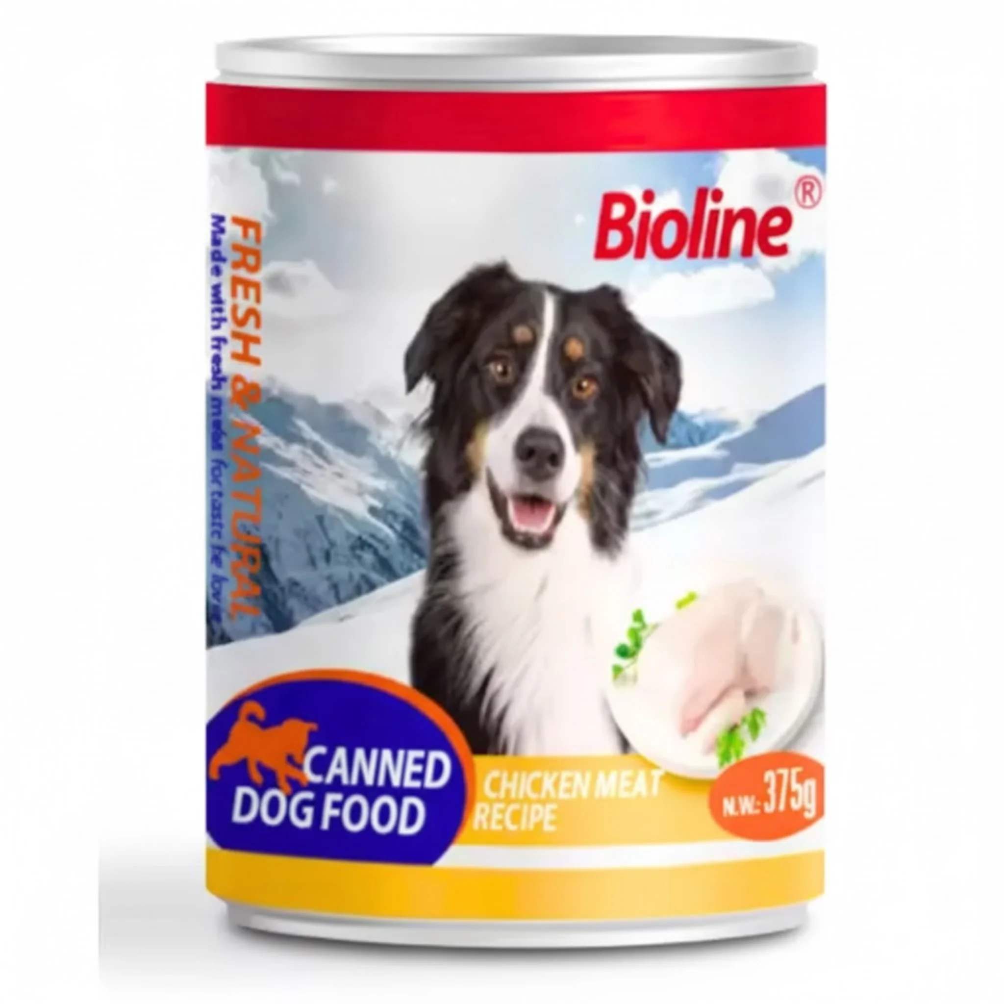 Bioline Canned Dog Wet Food Chicken Meat - 375g - Image 4