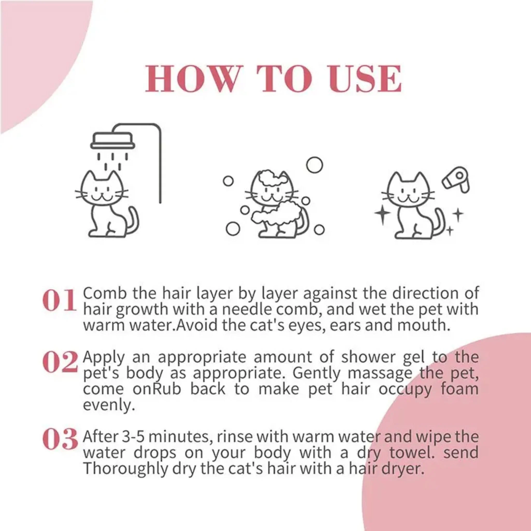 Bioline Cat Shampoo - 250ml - Image 3