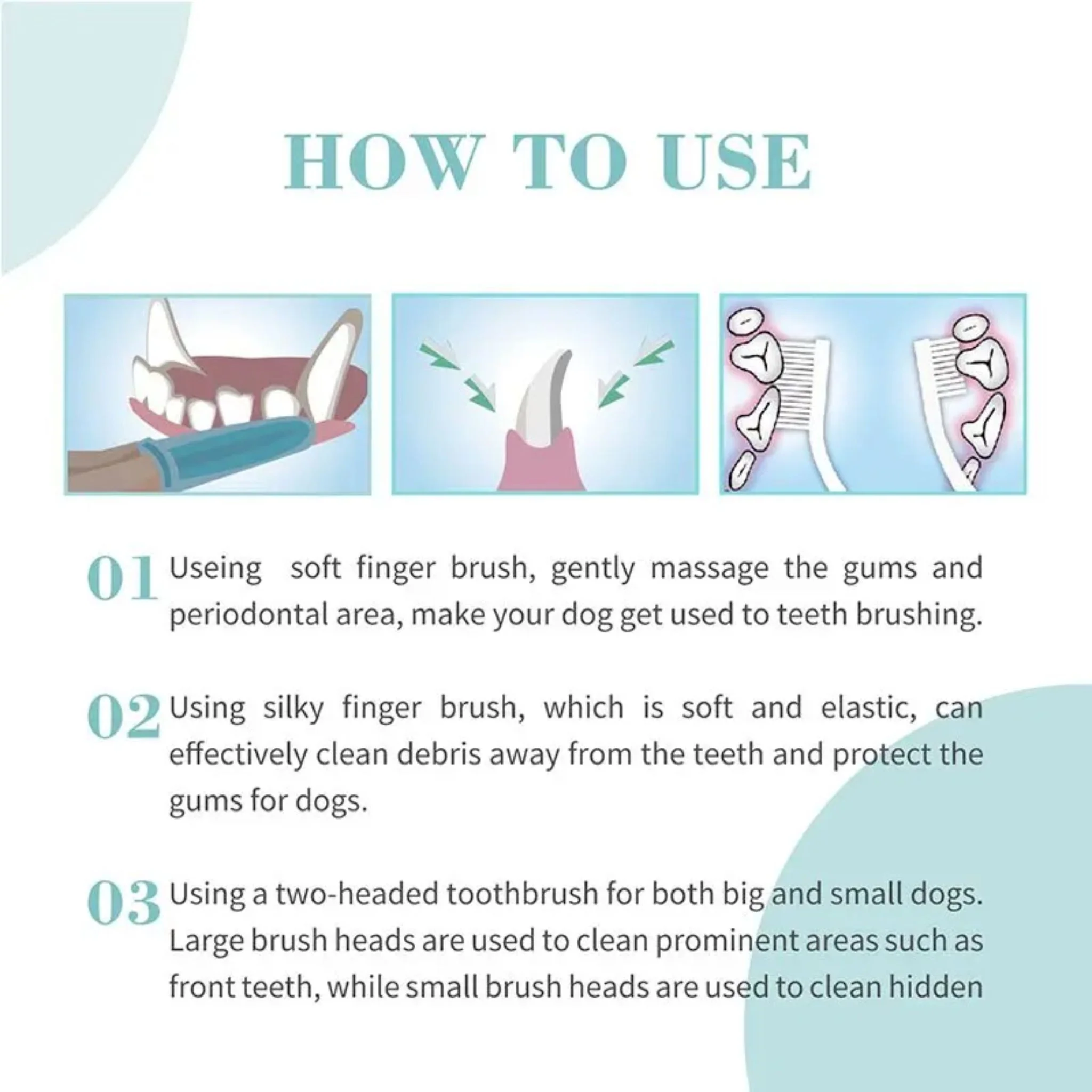 Bioline Dental Hygiene Set Chicken Flavor For Dog - 100g - Image 3