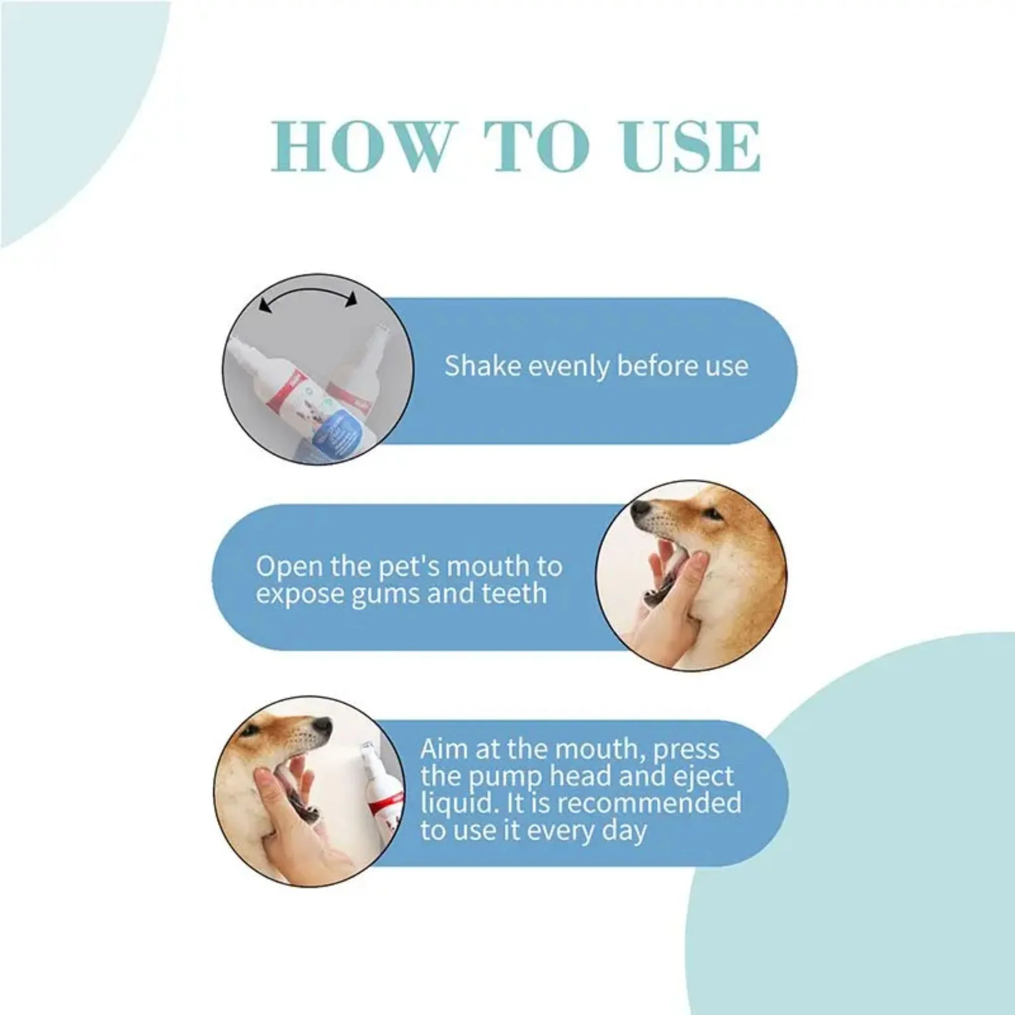 Bioline Dog Teeth Cleaning Spray Oral Care For Fresh Breath - 175ml - Image 3