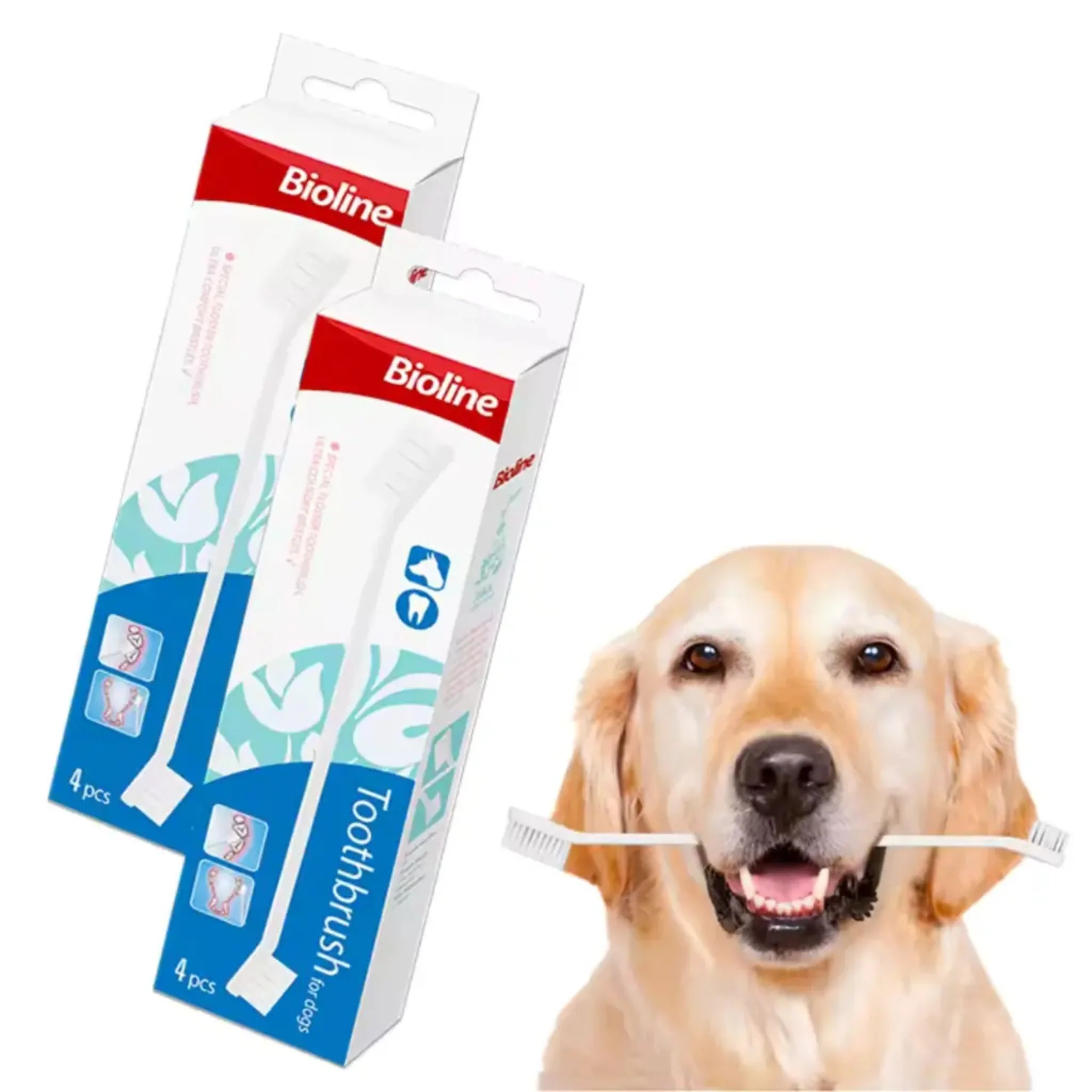 Bioline Dog Toothbrush Set - Image 2