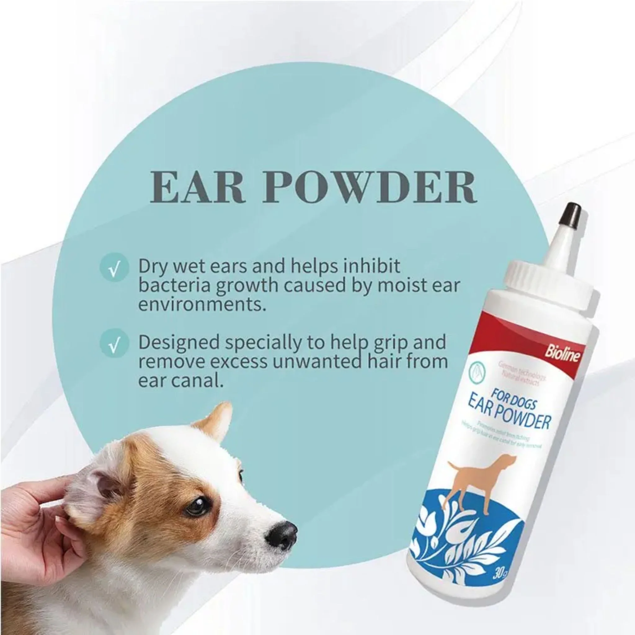 Bioline Freshening Ear Powder For Dog - 30g - Image 3