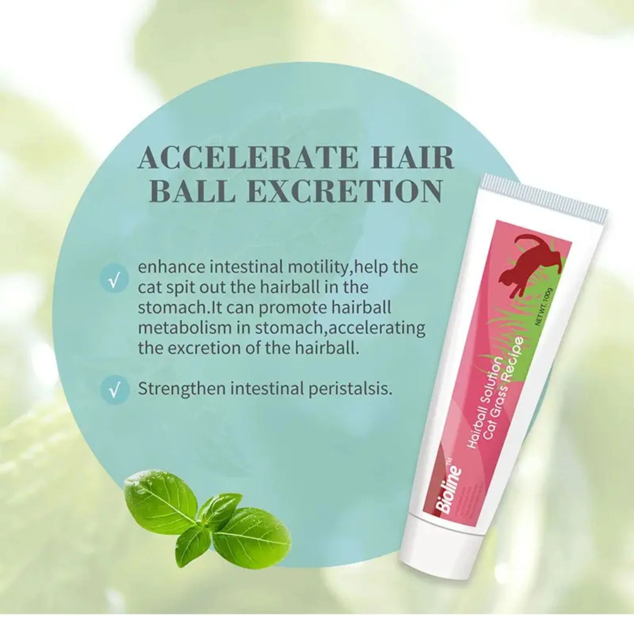 Bioline Hairball Solution For Cat - 100g - Image 2
