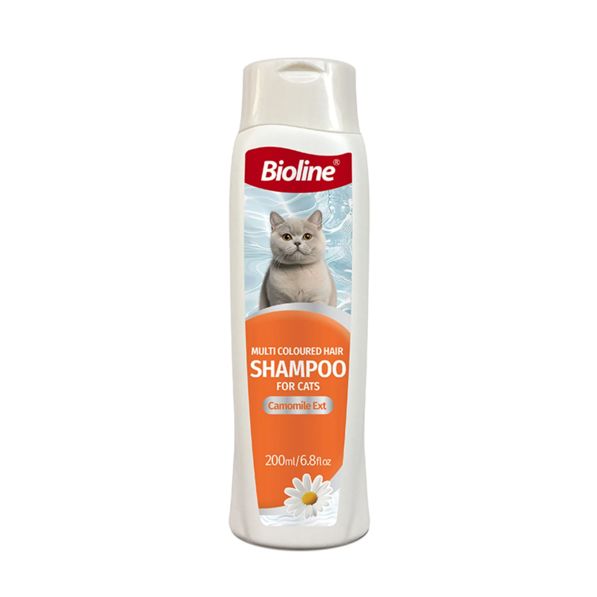 Bioline Multi-Coloured Hair Shampoo For Cat - 200ml - Image 2