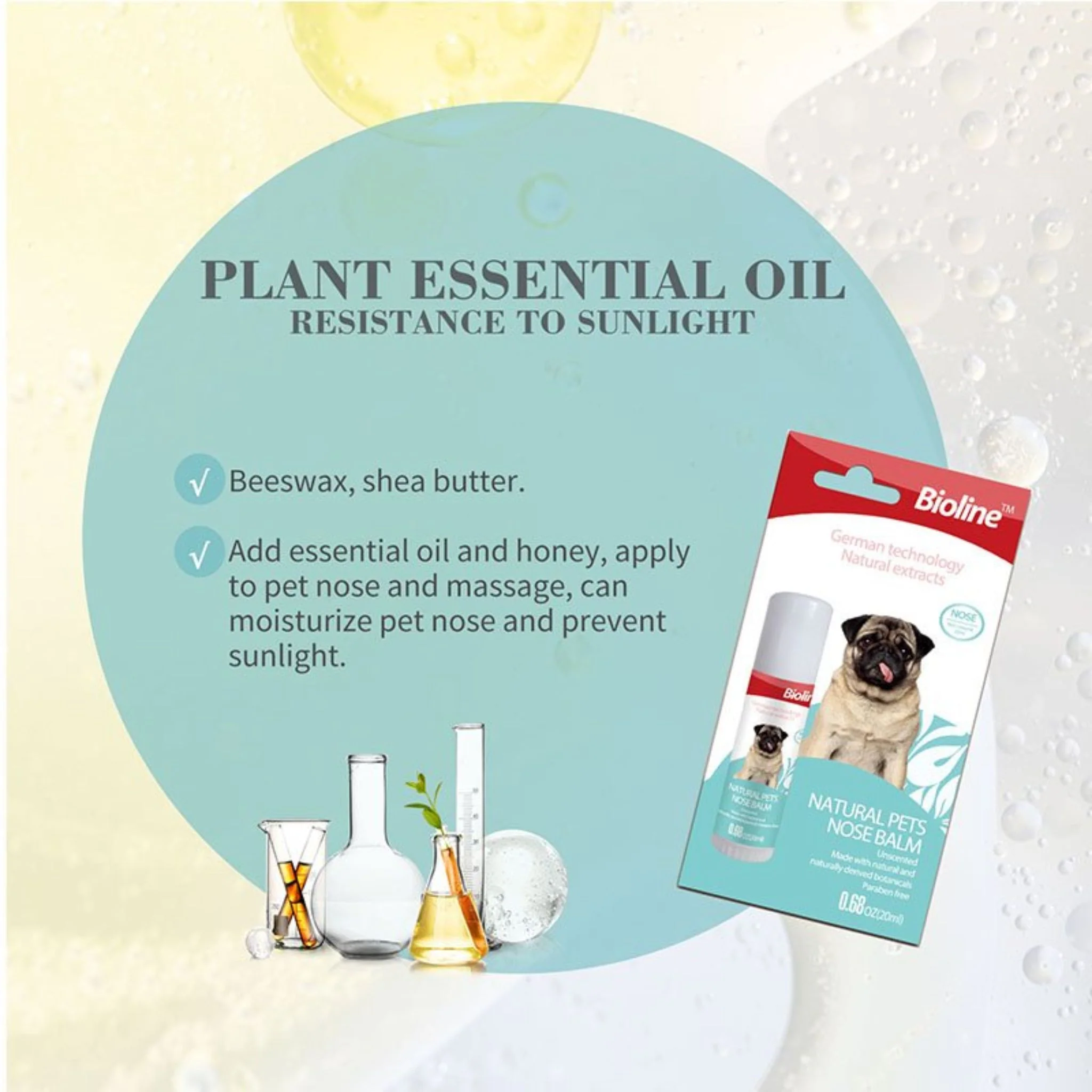 Bioline Natural Pets Nose Balm - 20ml - Image 2