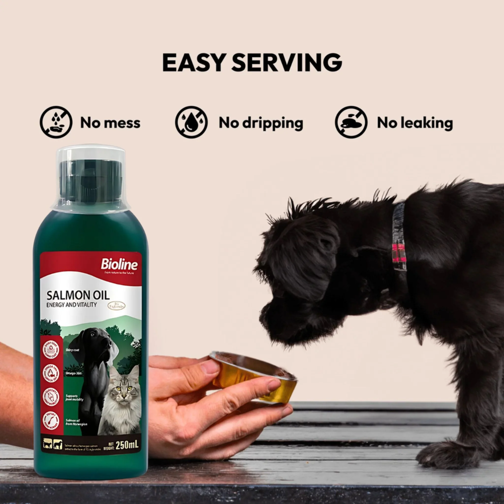 Bioline Norwegian Salmon Oil For Pets - 250ml - Image 3
