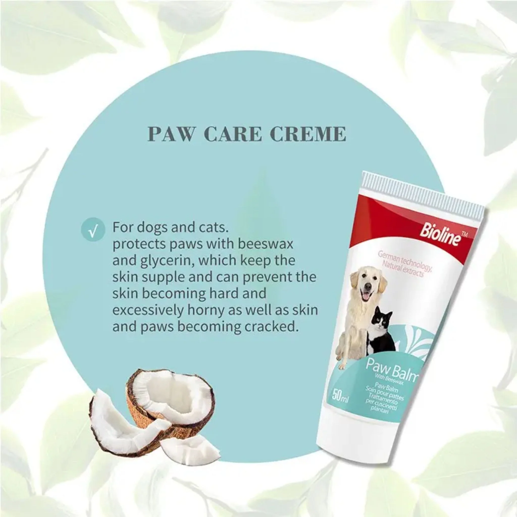 Bioline Paw Care Creme For Dog & Cat -  50ml - Image 3