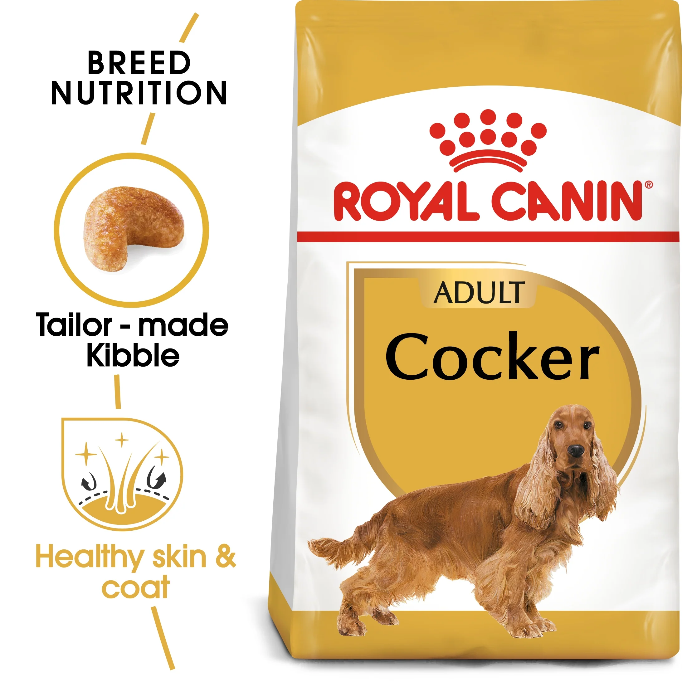 Royal Canin Breed Health Nutrition Cocker Adult Dry Food - 3kg - Image 2