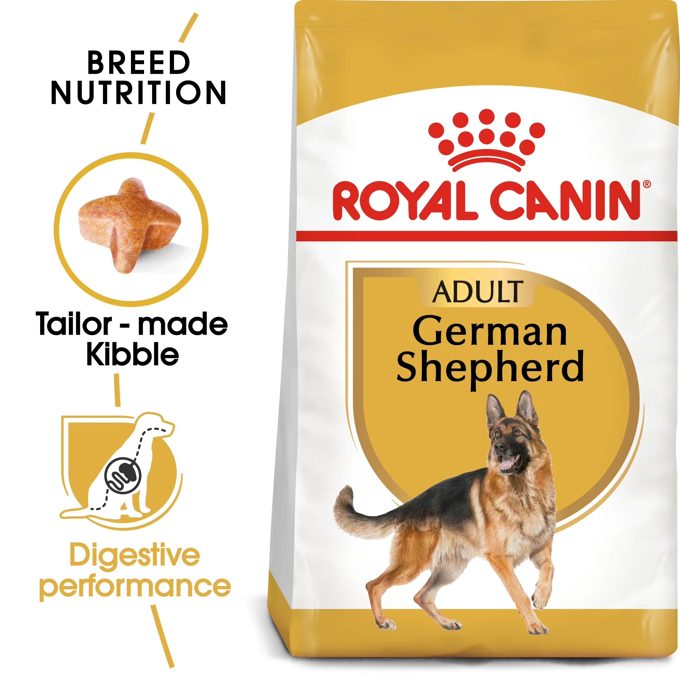 Royal Canin Breed Health Nutrition German Shepherd Adult Dry Food - 3kg - Image 2