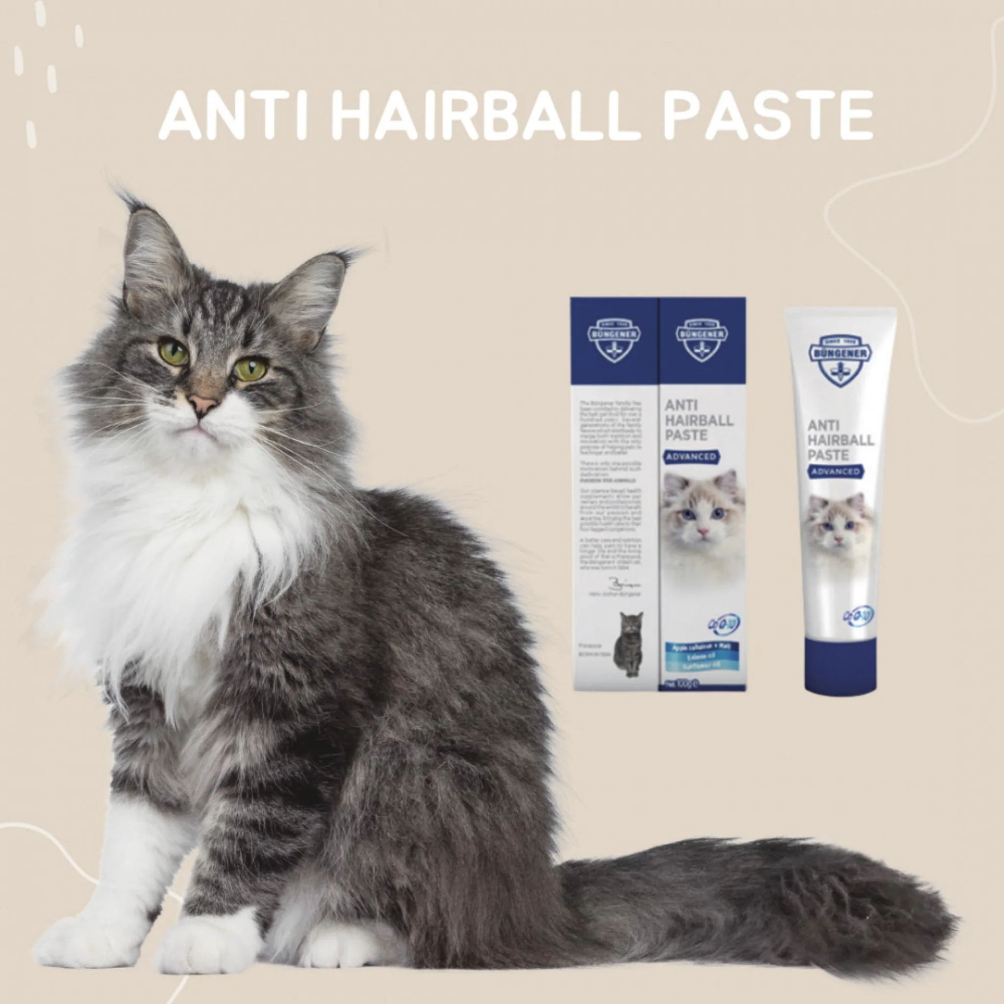 Bungener Advanced Anti Hairball Paste For Cat - 100g - Image 4