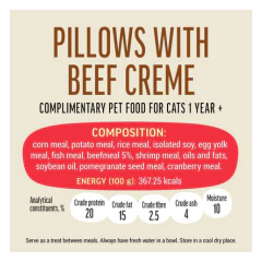 Cat Fest Pillows With Beef Cream Cat Treats - 30g - Image 5