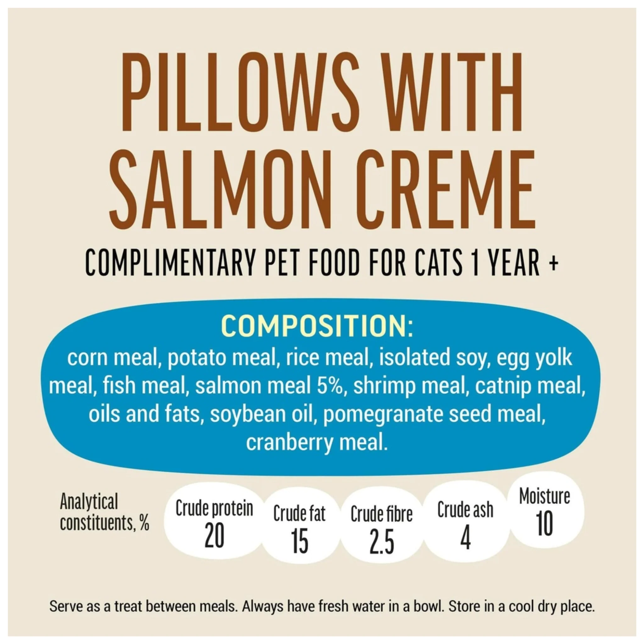 Cat Fest Pillows With Salmon Cream Omega-Rich Cat Snacks – 30g - Image 4