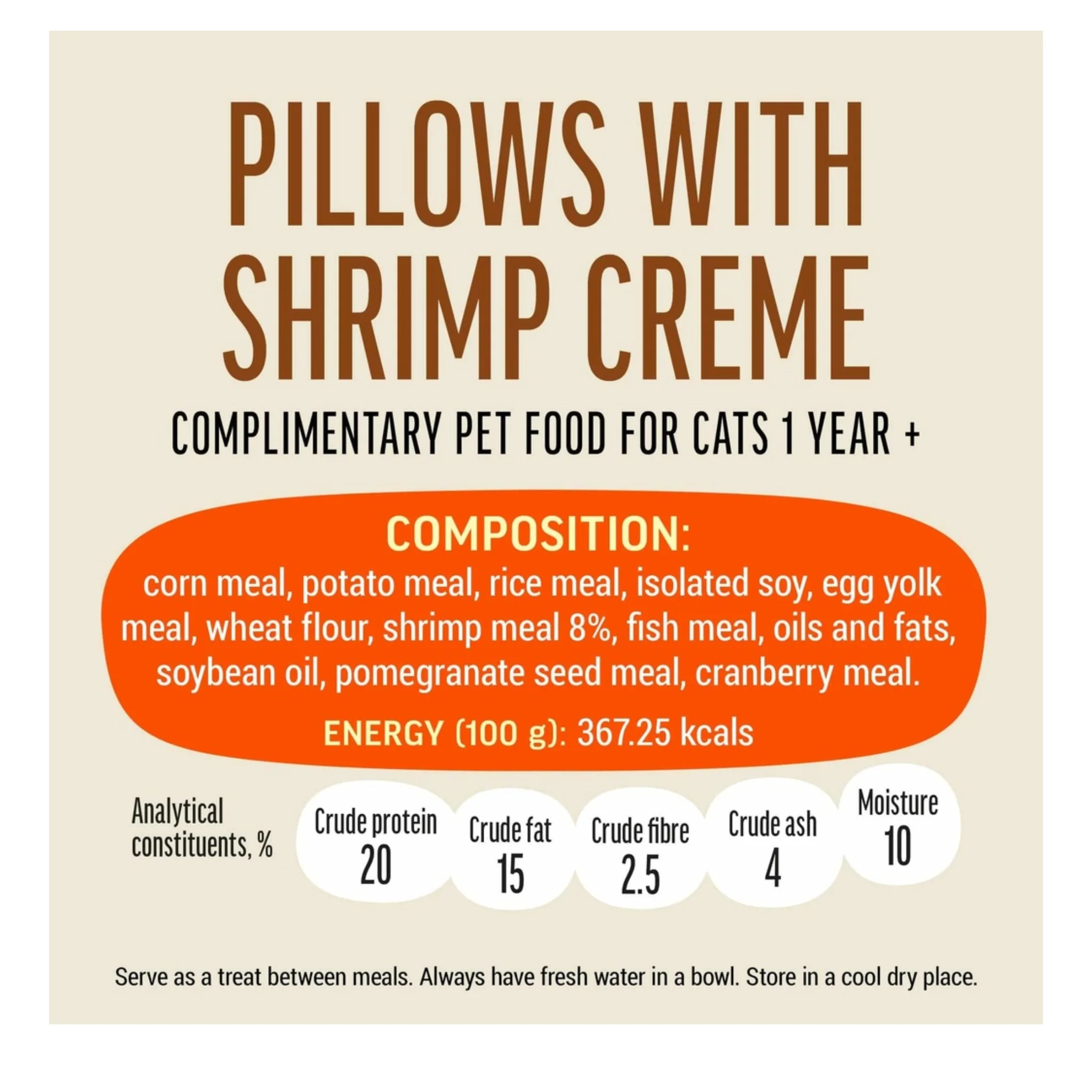 Cat Fest Pillows With Shrimp Cream Savory Cat Treats – 30g - Image 4