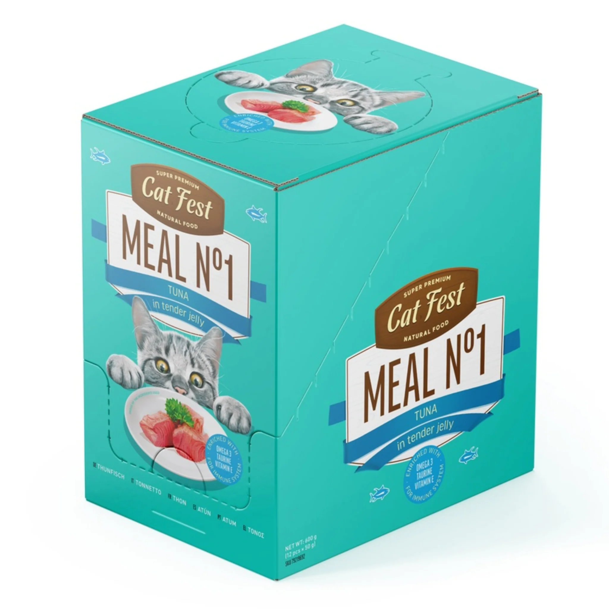 Cat Fest Wet Cat Food In Jelly & Tuna - 50g - Image 4