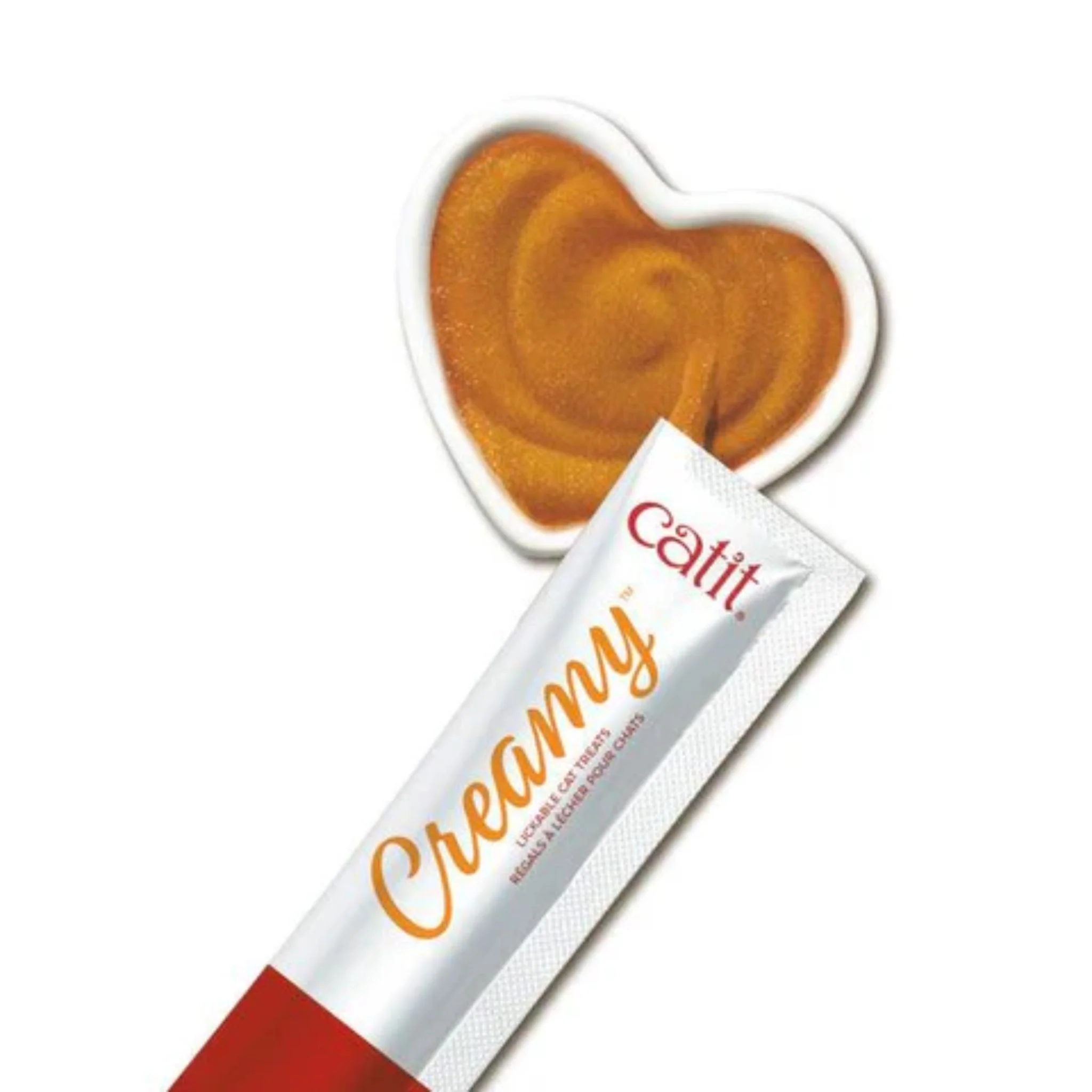 Catit Creamy Lickable Cat Treats With Chicken Flavor - 4x10g - Image 4