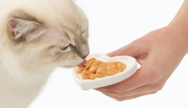Catit Creamy Lickable Cat Treats Salmon & Prawns - 4x10g - Image 2