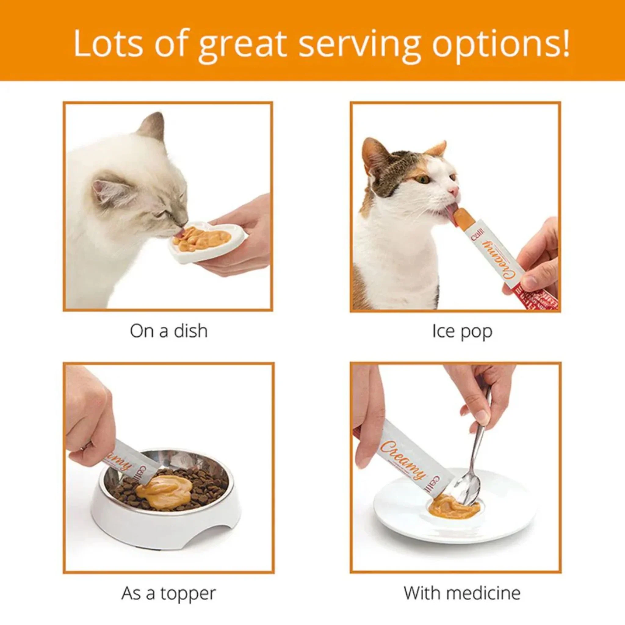Catit Creamy Lickable Treats For Cat Tuna Flavour - 40g - Image 3