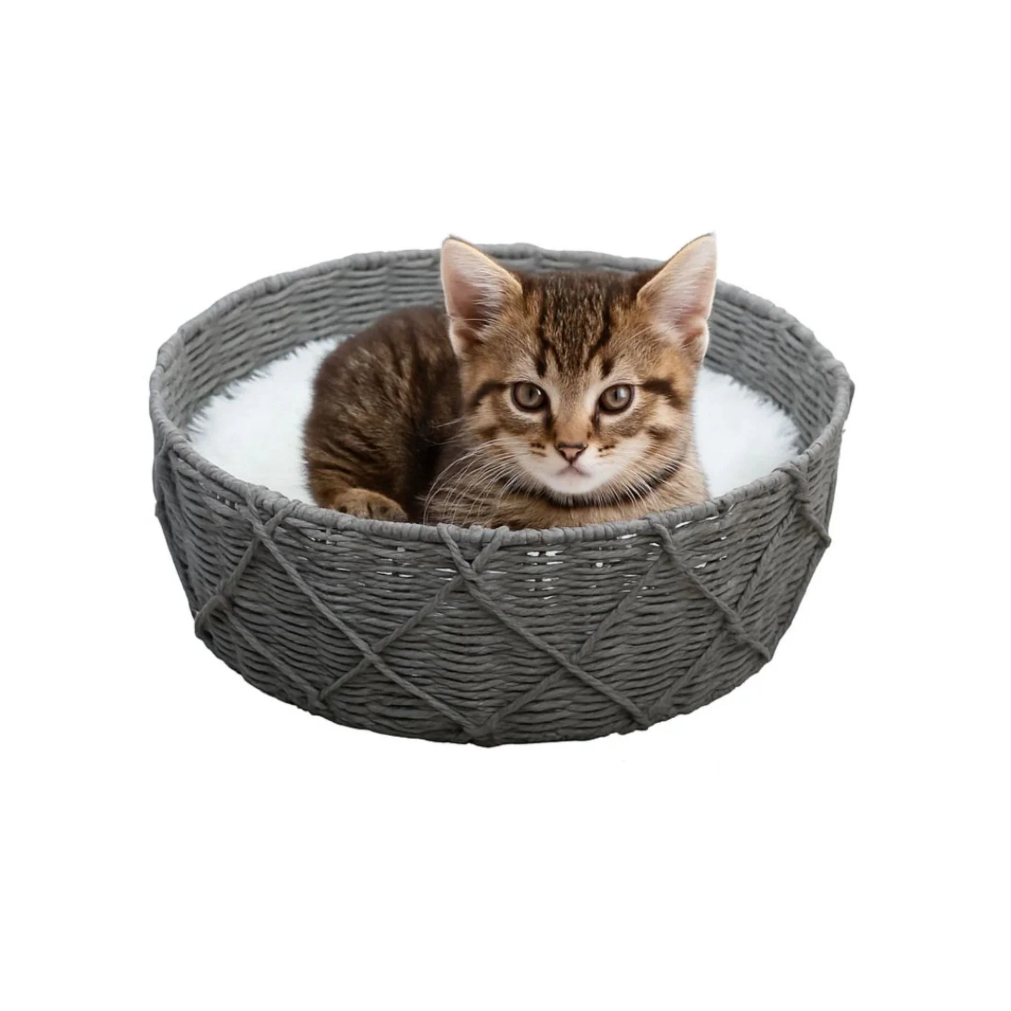 Catry Cat Bed Basket - 40x40x15hcm - Image 2