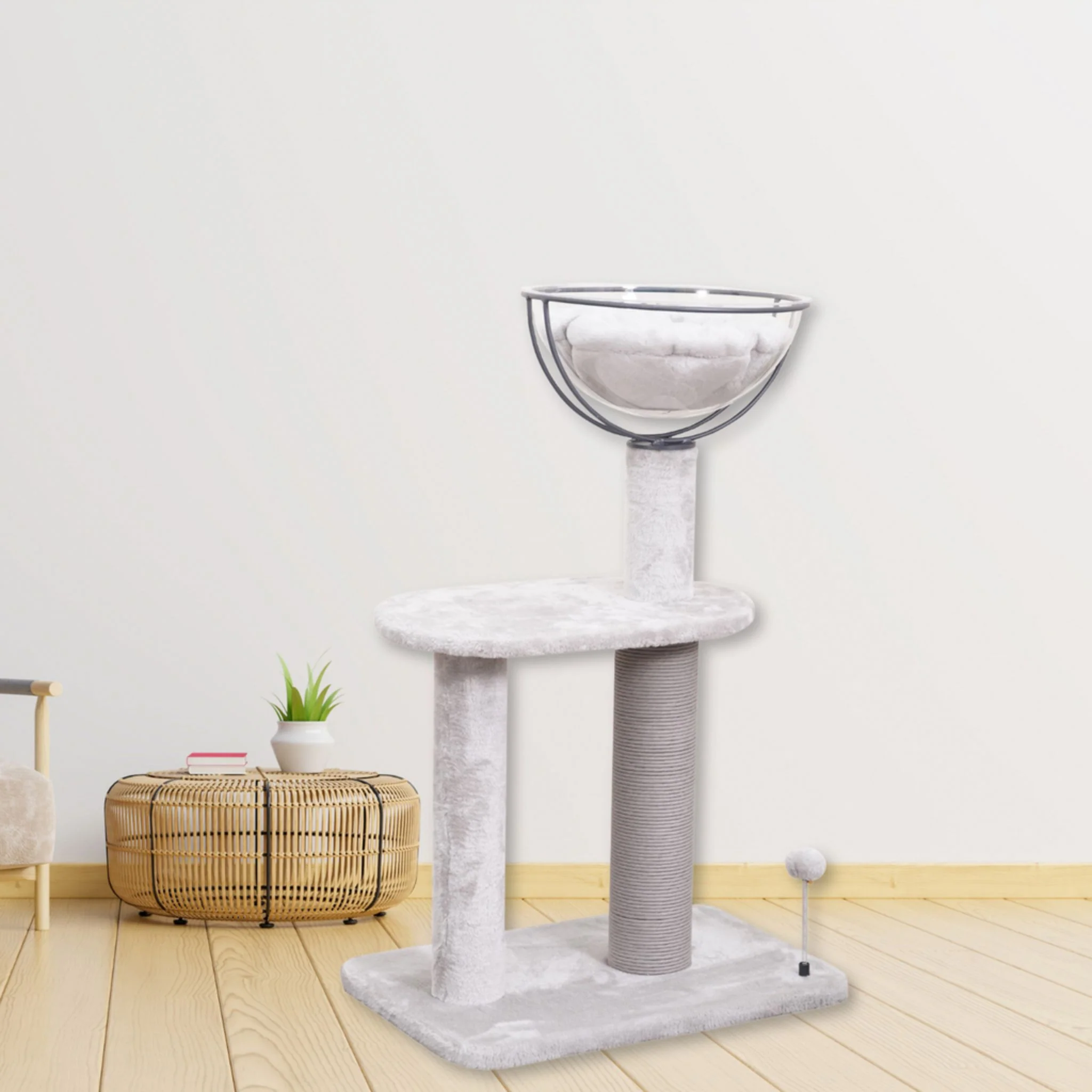 Catry Cat Scratching Tree - 58x39x91h Cm - Image 3
