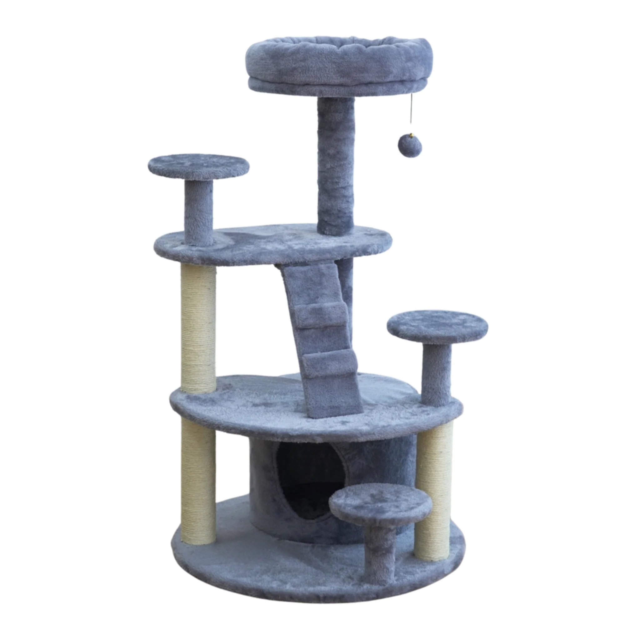 Catry Cat Tower With Scratcher - 59x101cm - Image 4