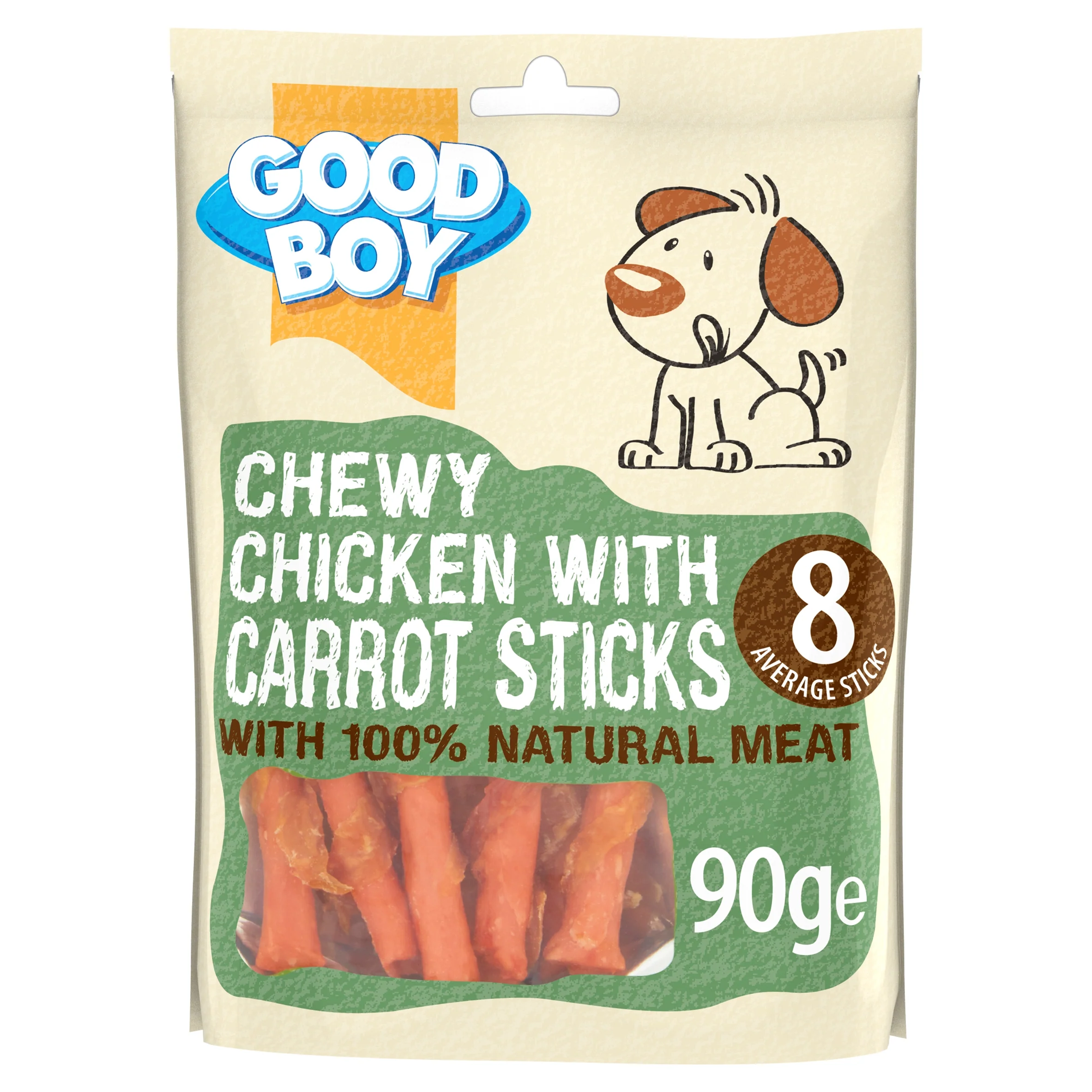 Armitage Good Boy Chicken & Carrot Stick Dog Treat - 90g - Image 3