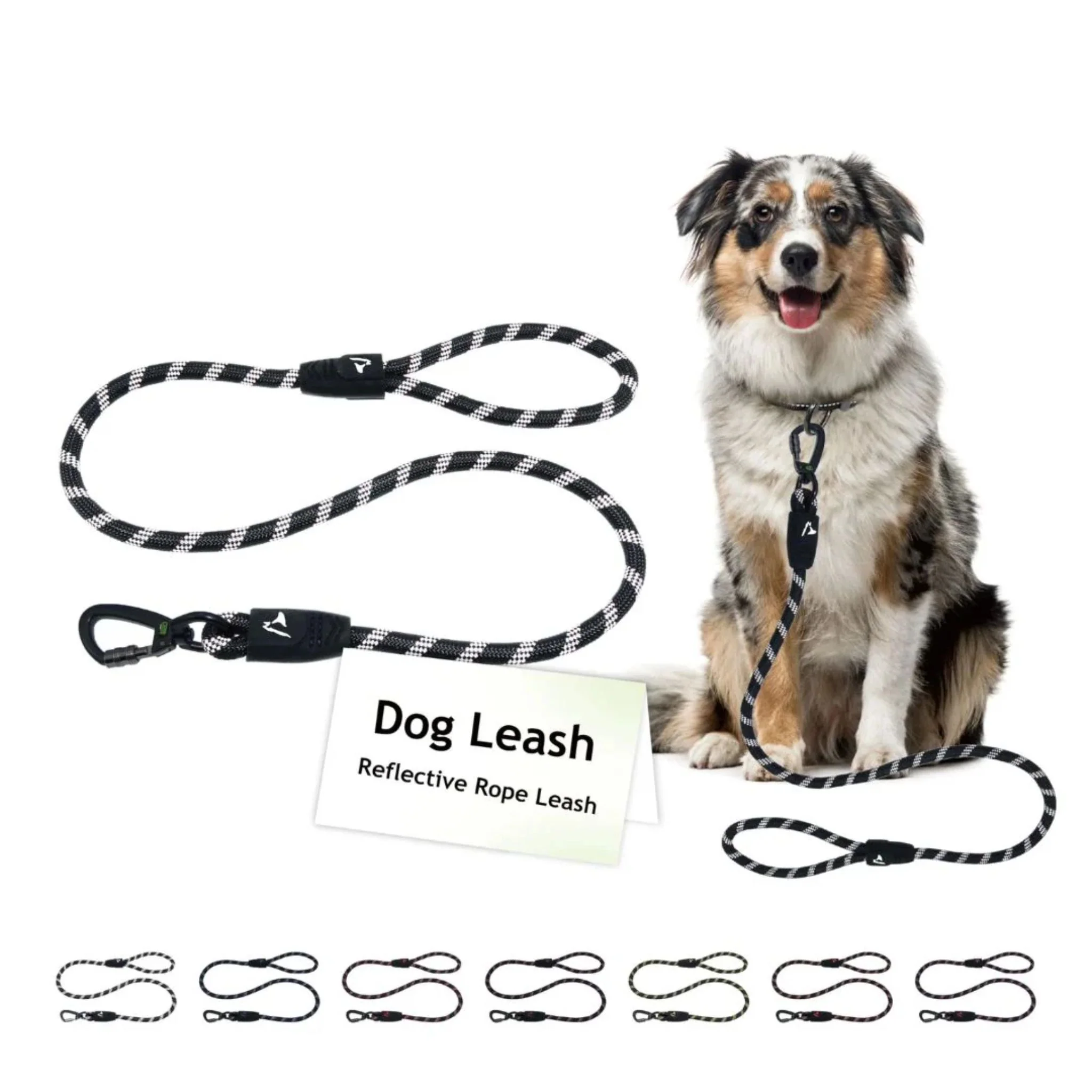 Doco Reflective Rope Leash With Click & Lock 5Ft Pink - S - Image 2