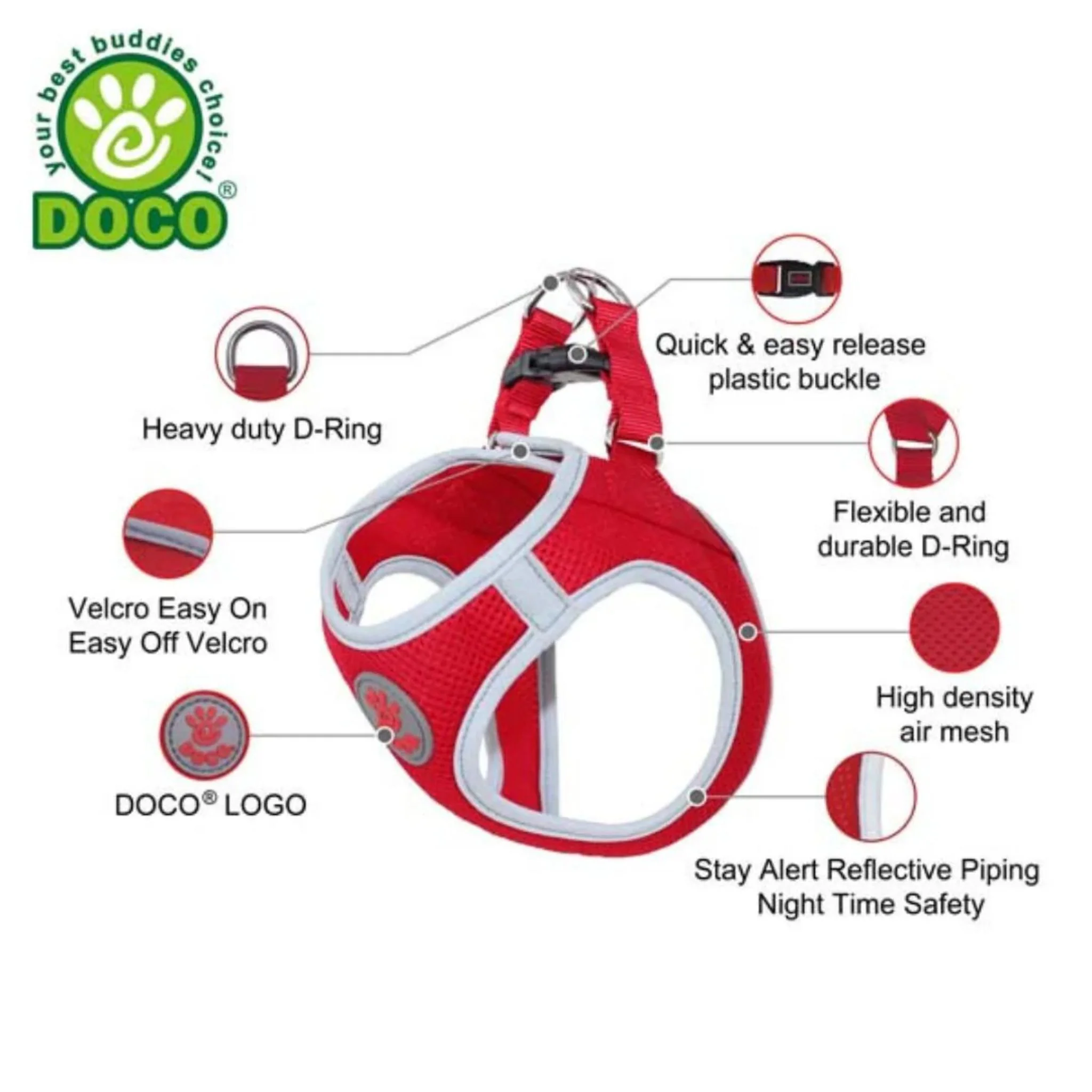 Doco Athletica Quick Fit Mesh Harness - Image 2