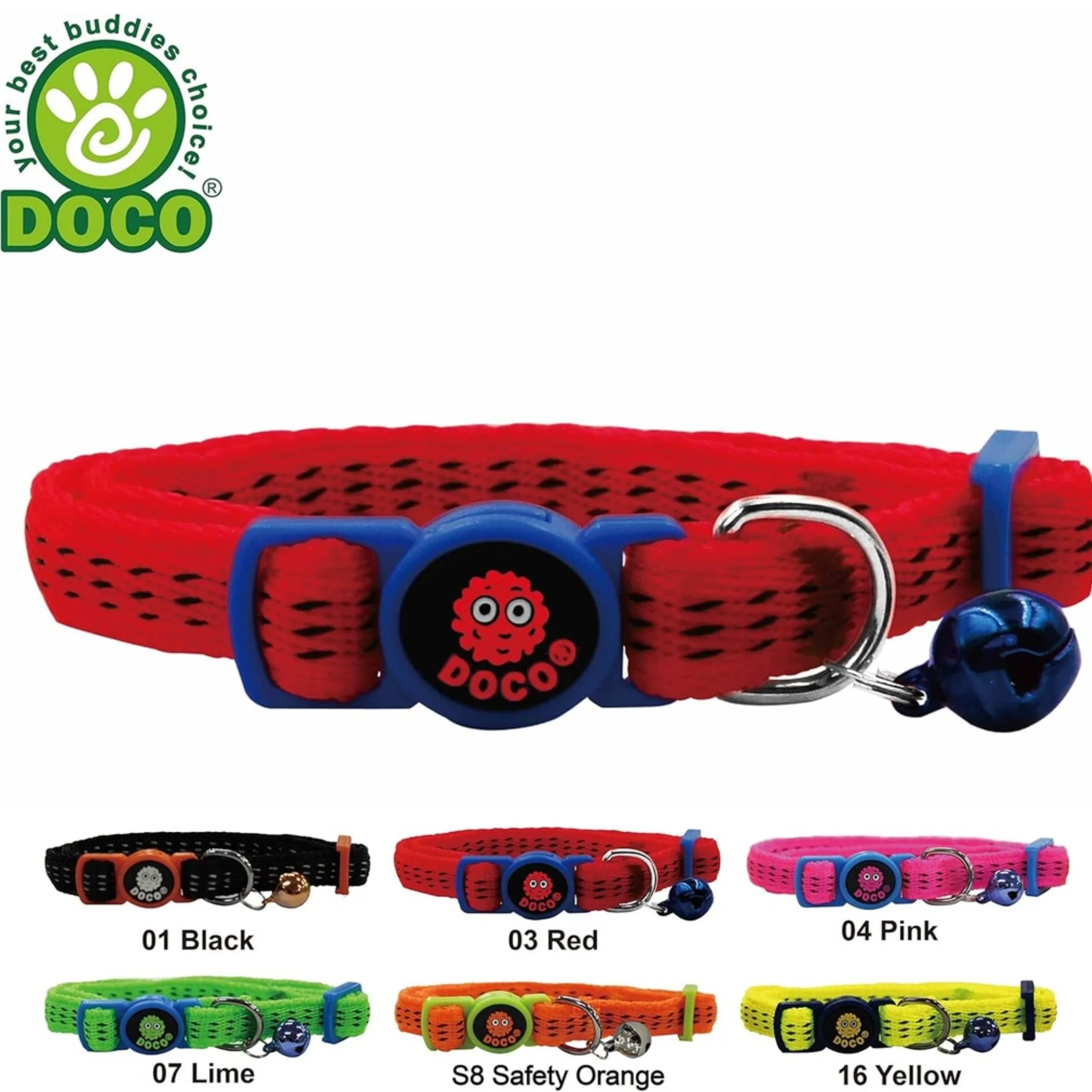 Doco Puffy Cat Collar - DCAT010 - Image 3