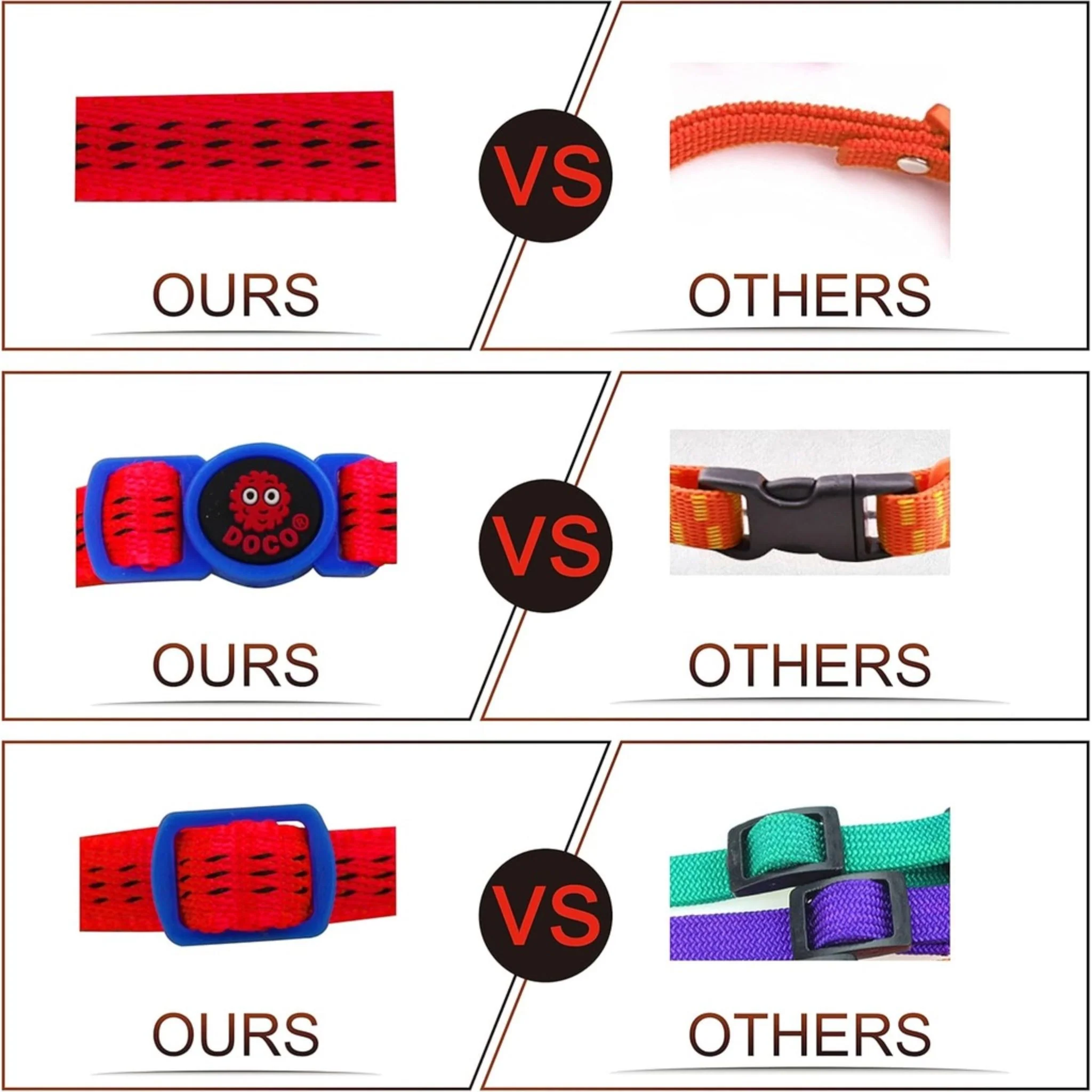 Doco Puffy Cat Collar - DCAT010 - Image 4