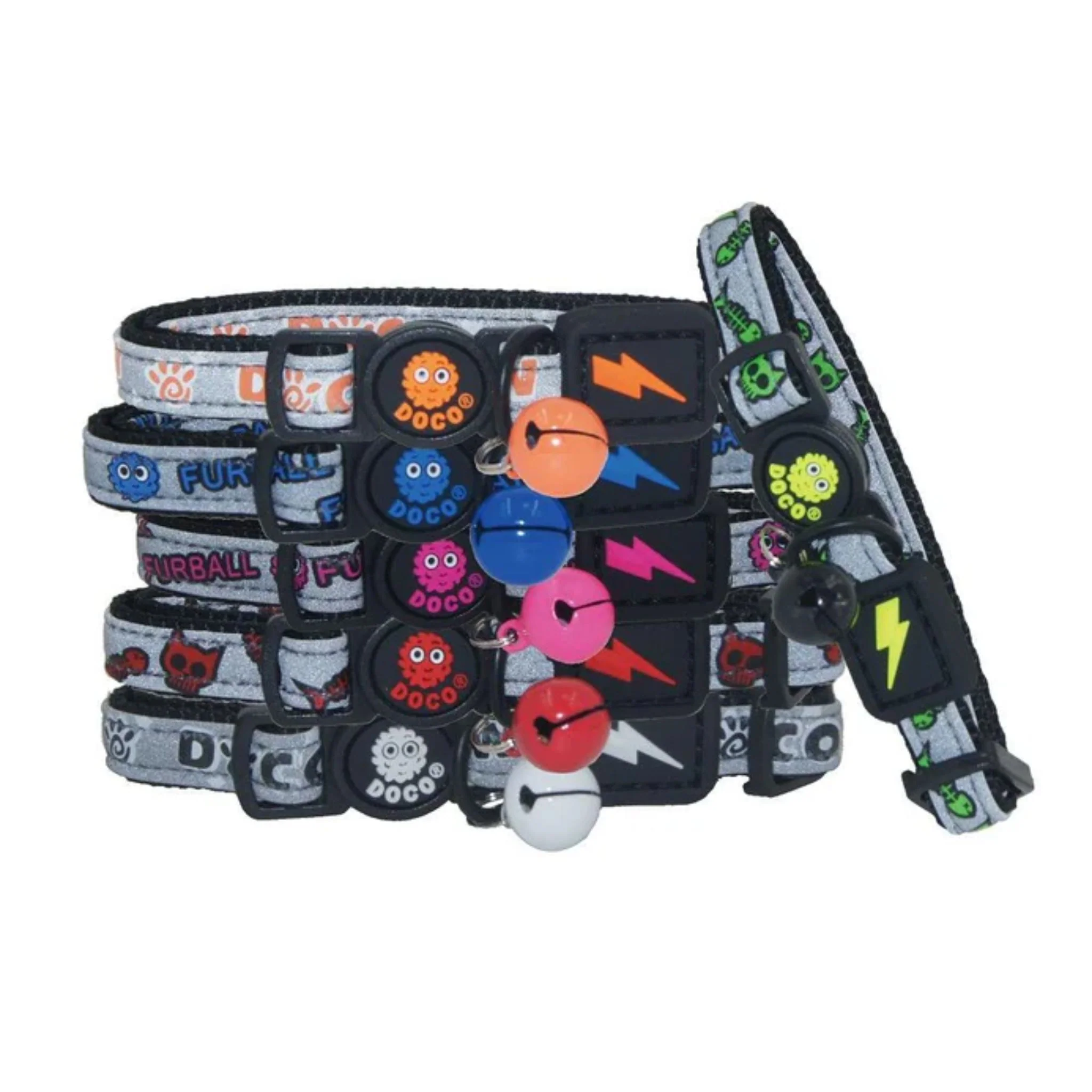 Doco Reflective Cat Collar DCAT011 - Pink/XS - Image 5
