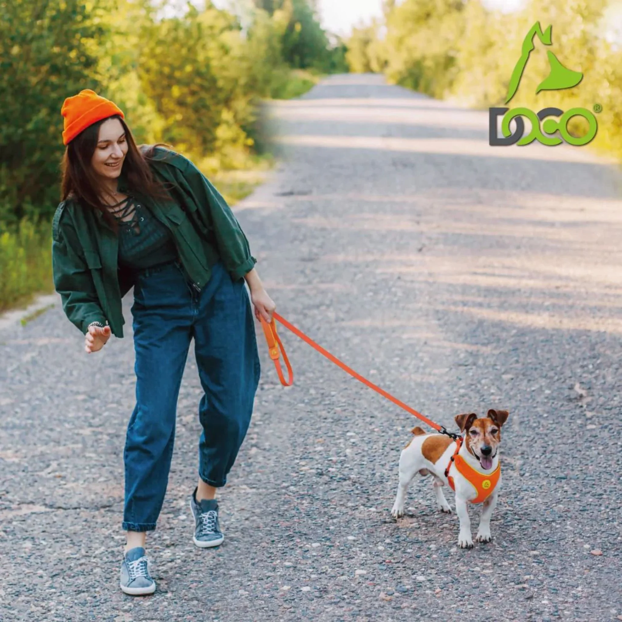 Doco Reflective Yellow Rope Mesh Leash - 1.5 x 150 cm - Image 7