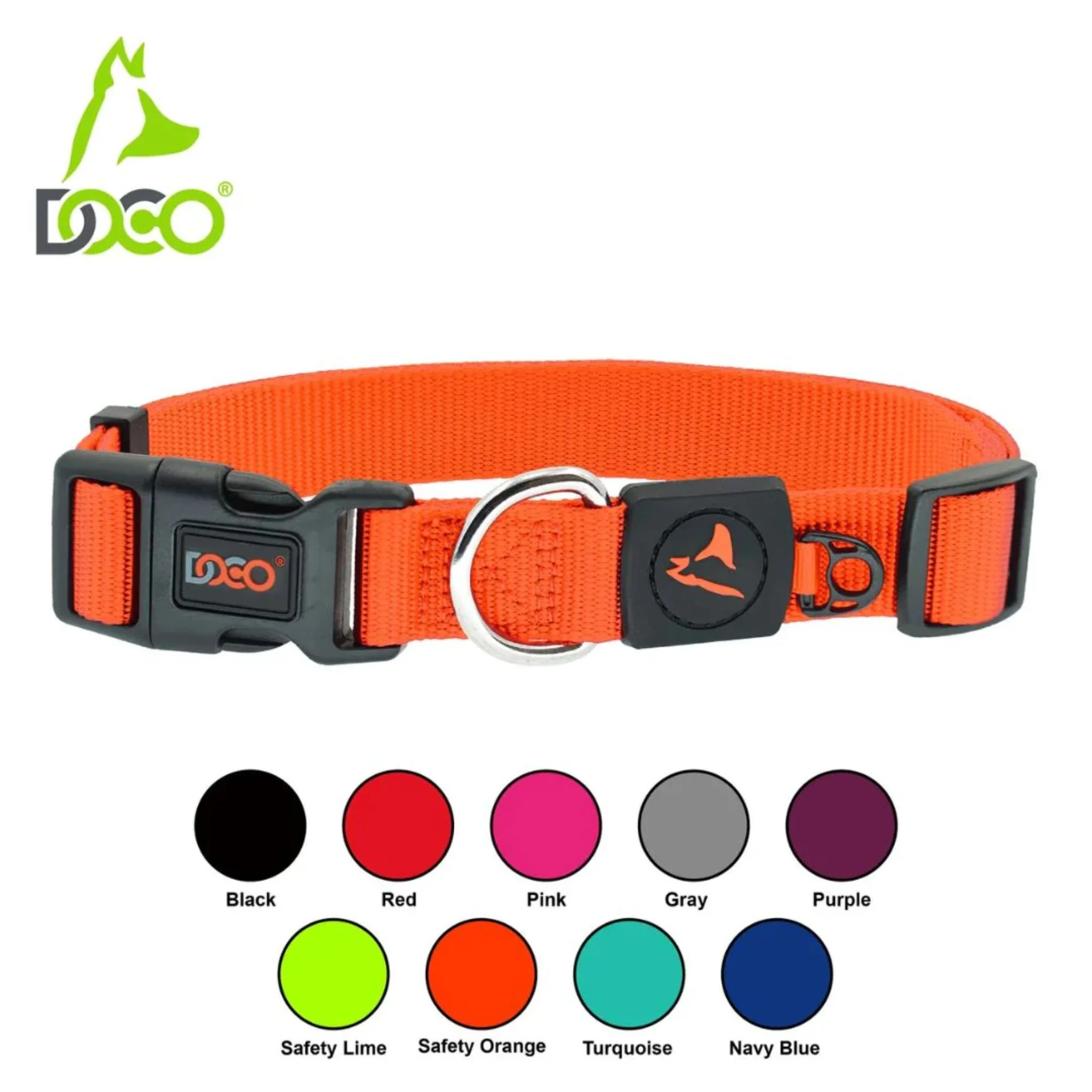 Doco Signature Nylon Adjustable Dog Collar - Image 4