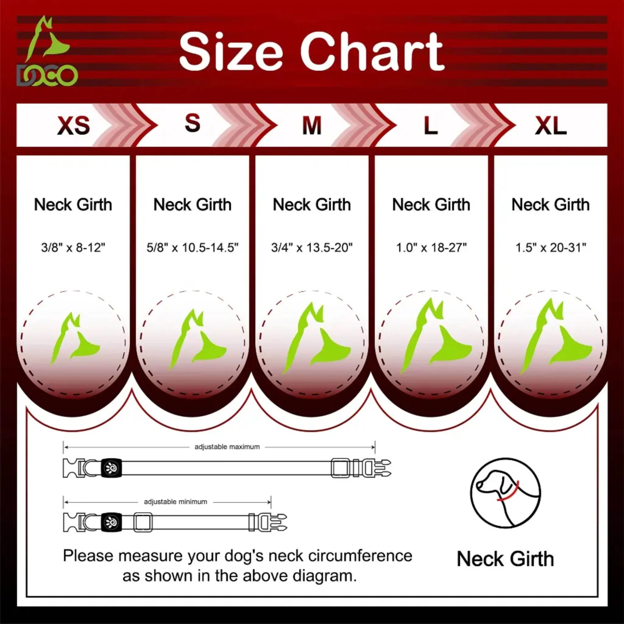 Doco Signature Nylon Dog Collar - Image 6