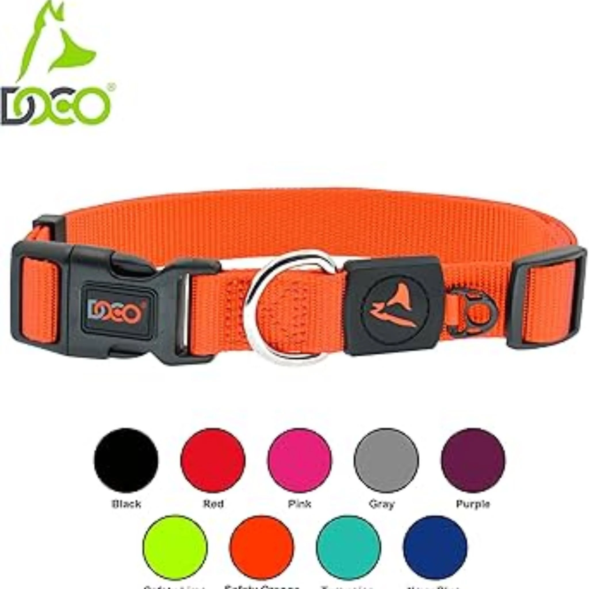 Doco Signature Nylon Dog Collar Durable & Adjustable Fit - Image 7