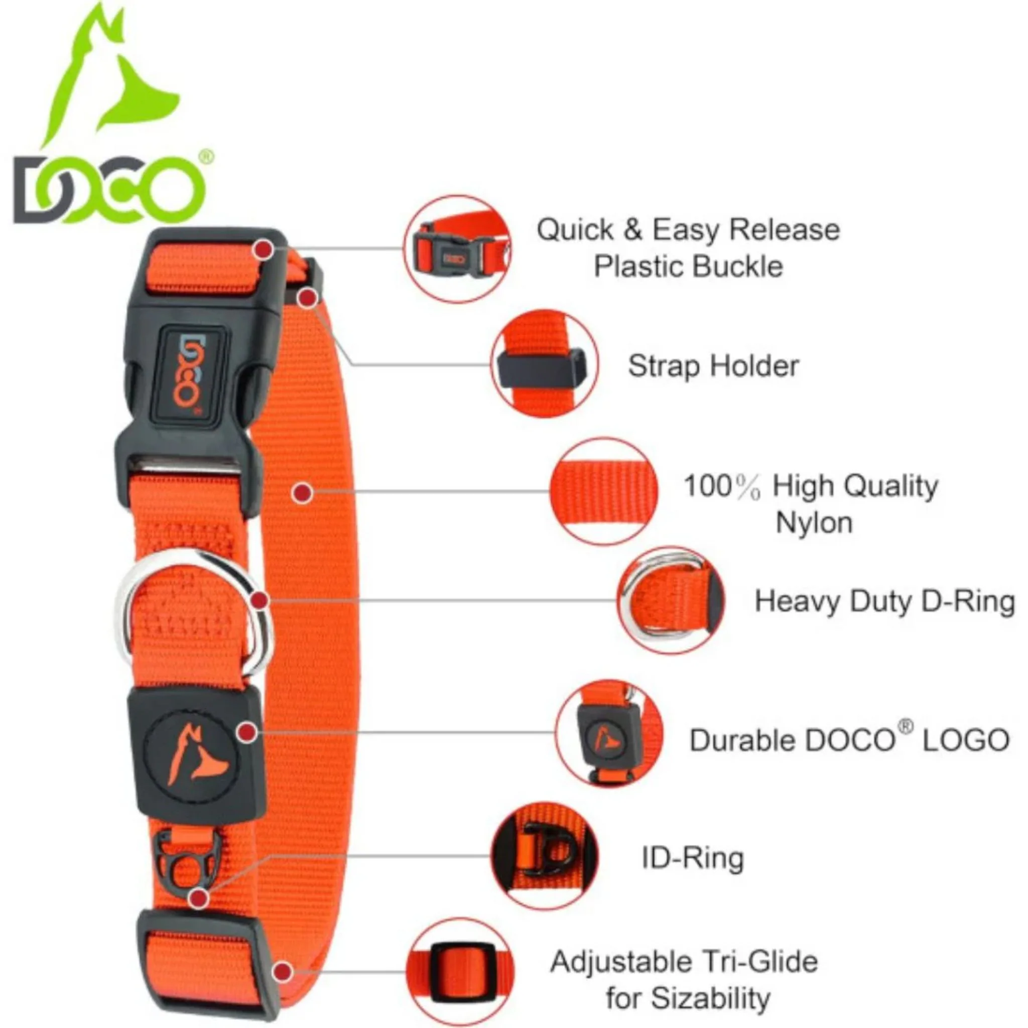 Doco Signature O - Ring Dog Collar - Image 3