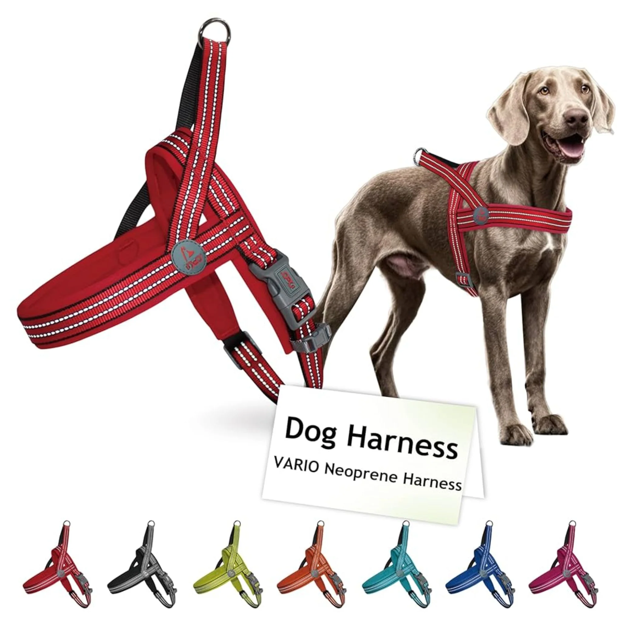 Doco Vario Neoprene Reflective Harness Comfortable Dog Harness - Image 5