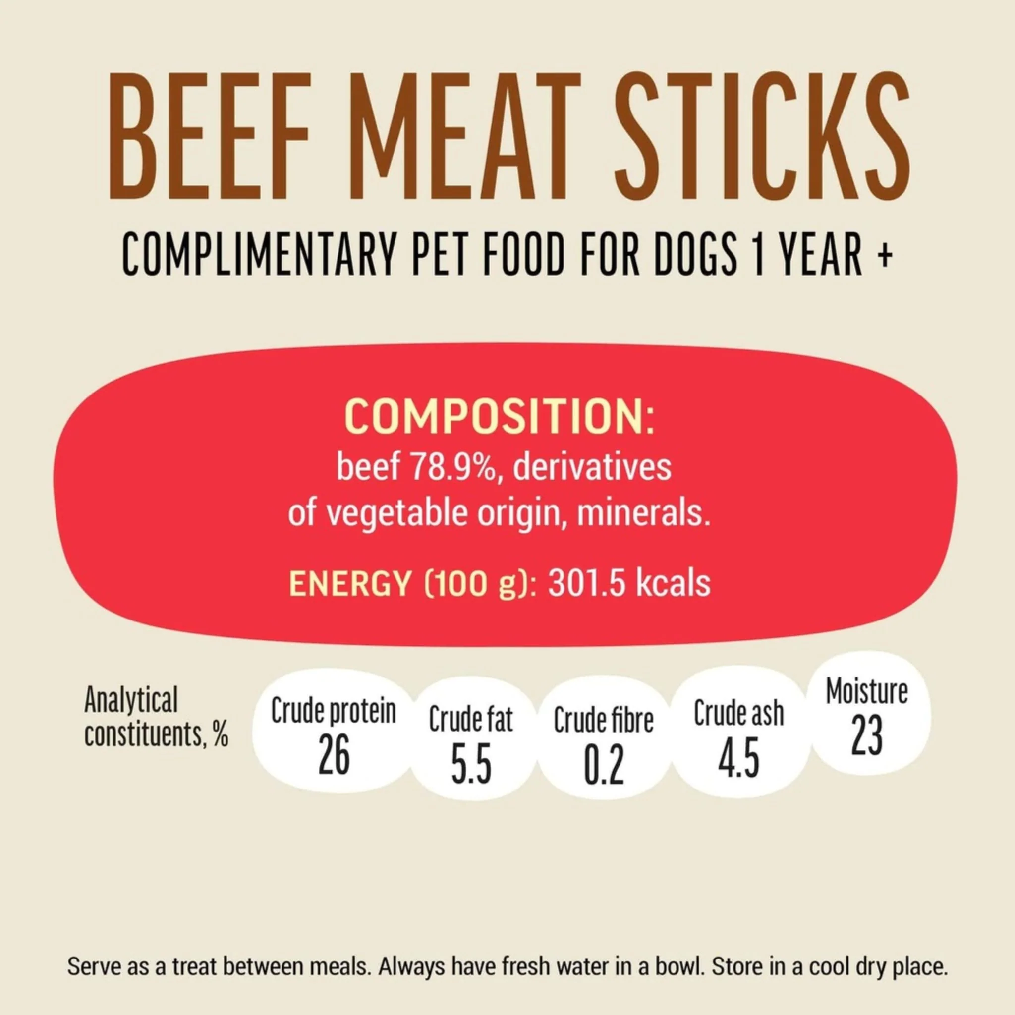 Dog Fest Beef Meat Sticks For Adult Dog - 45g - Image 4