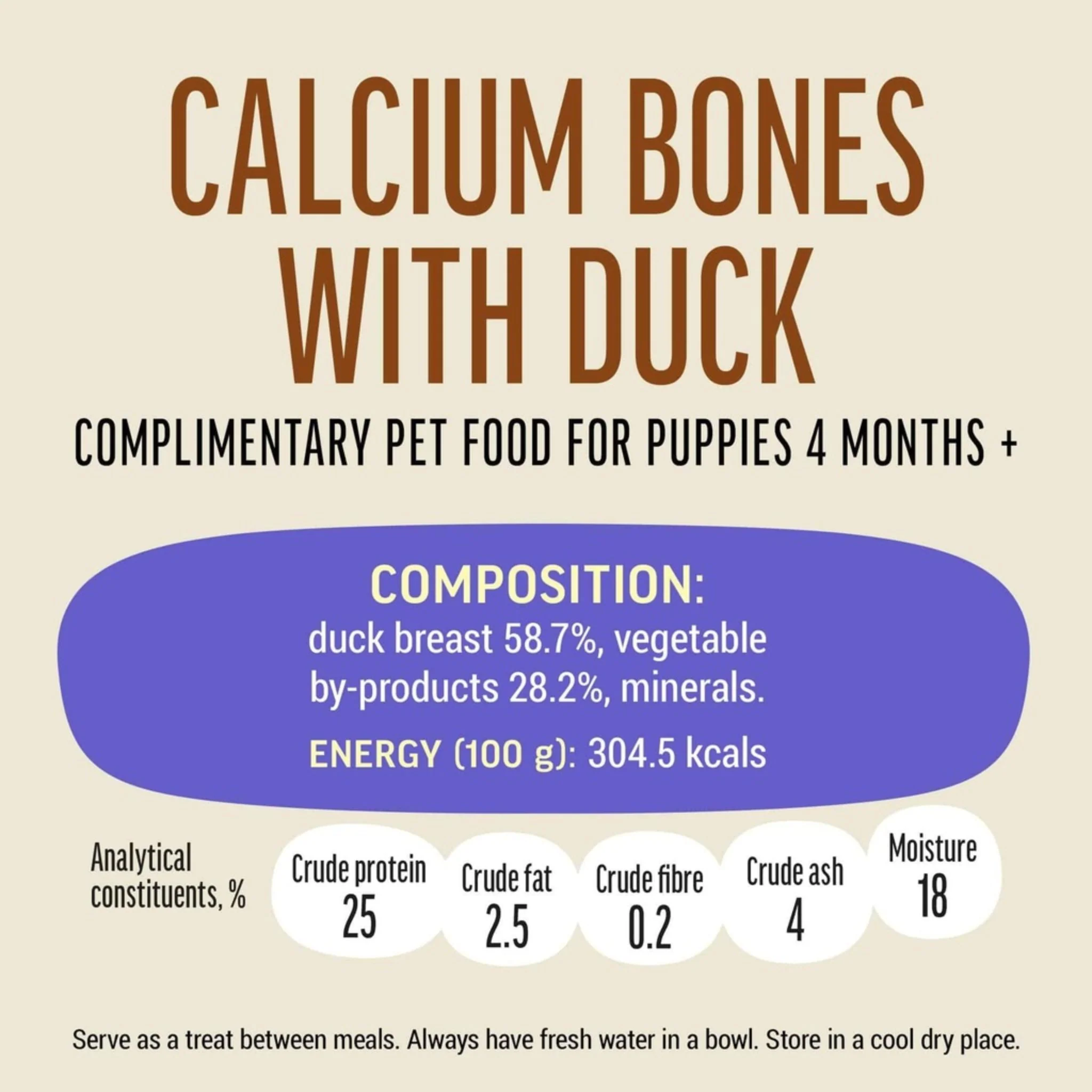 Dog Fest Calcium Bones With Duck For Puppies - 90g - Image 4
