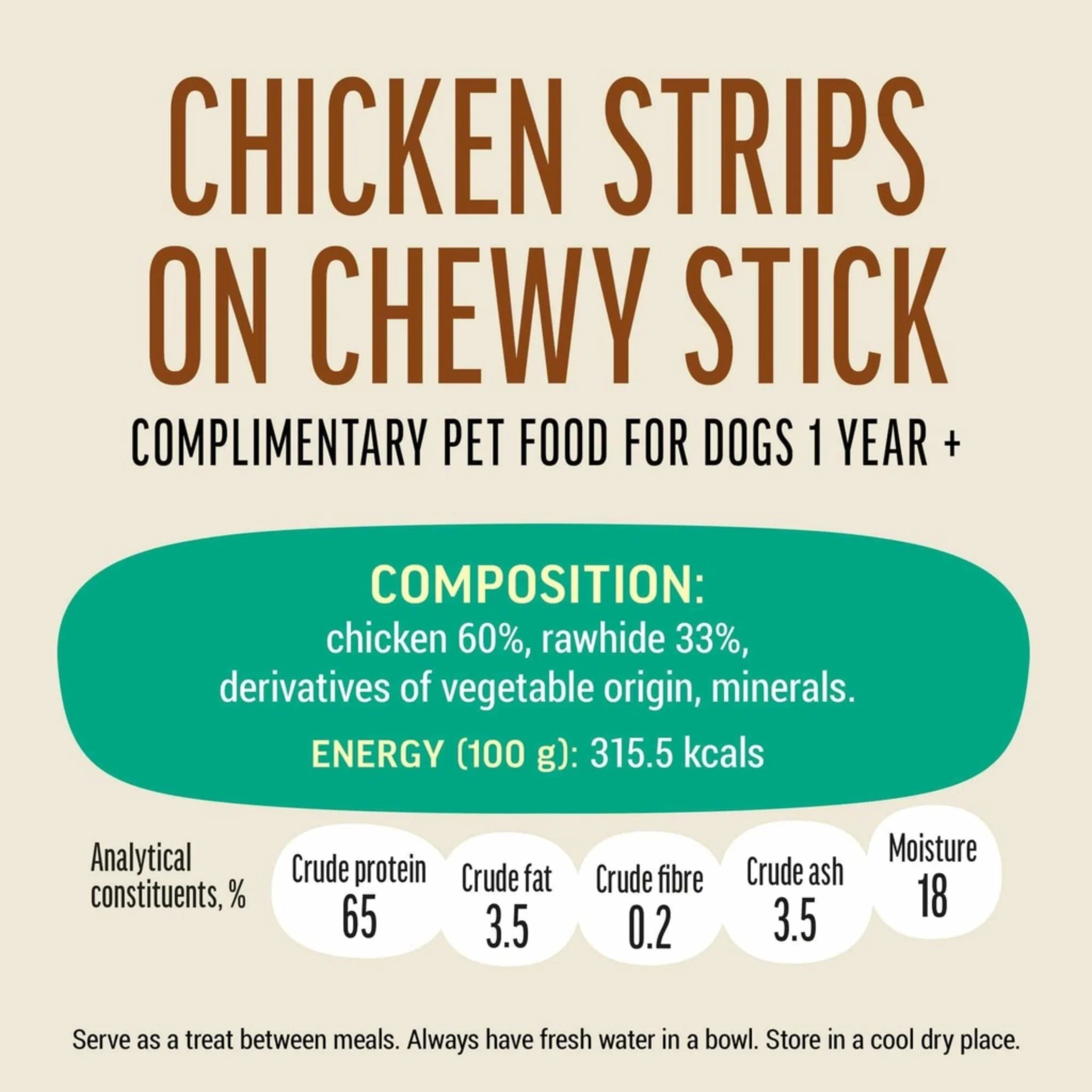 Dog Fest Chicken Strips On A Chewy Stick For Adult Dog - 90g - Image 4