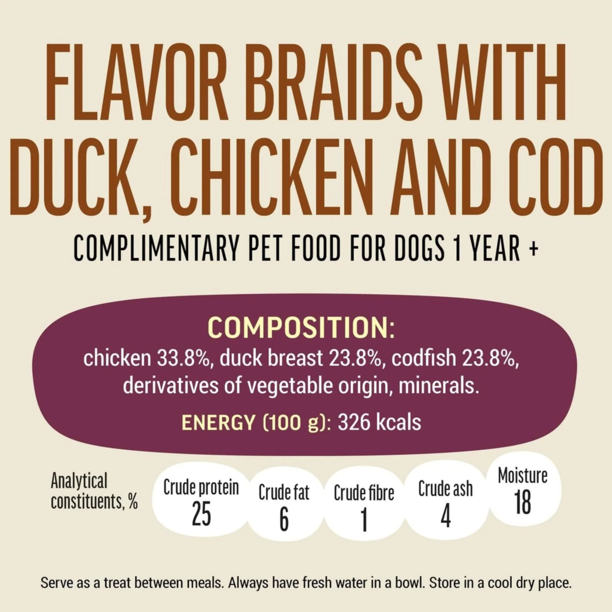 Dog Fest Flavor Braids With Chicken Duck And Fish - 90g - Image 4