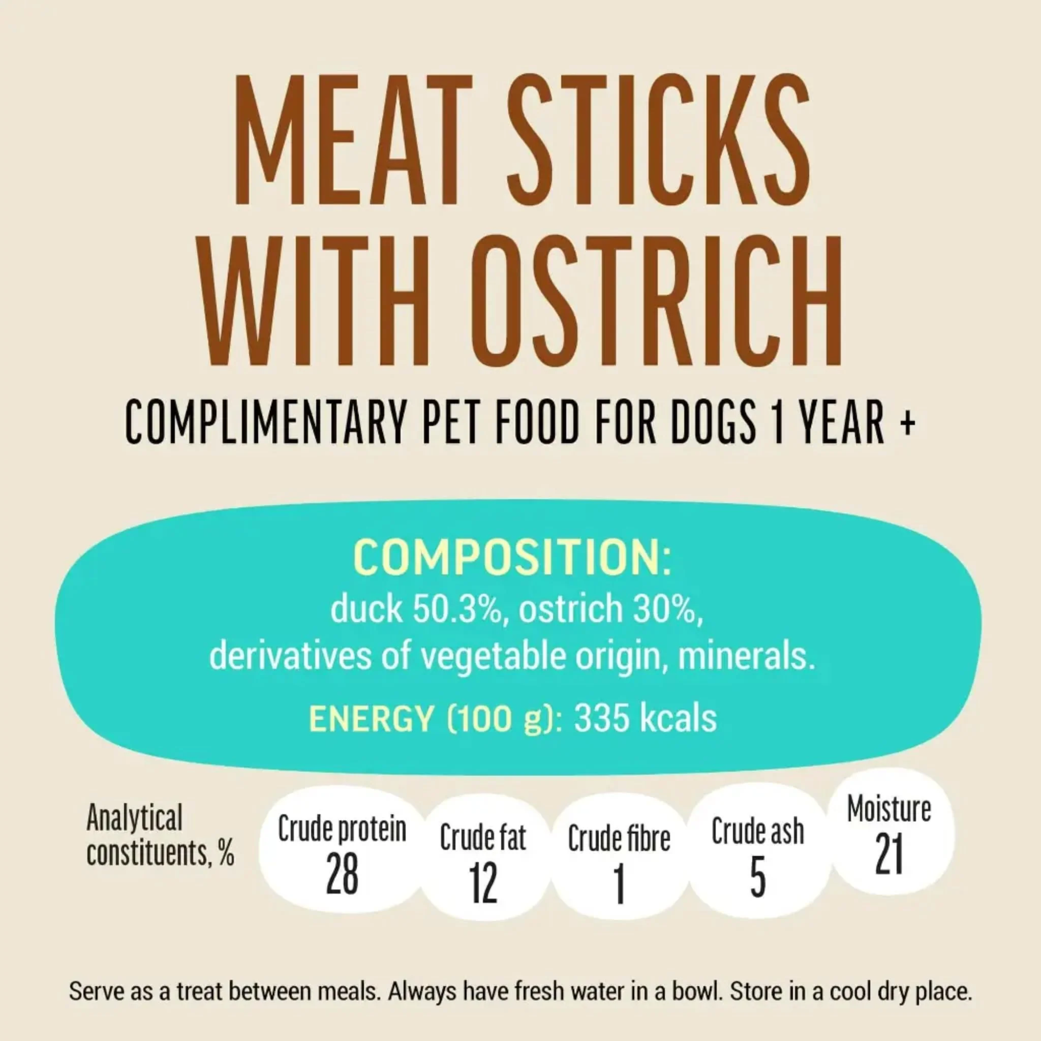 Dog Fest Meat Sticks With Ostrich For Adult Dog - 45g - Image 4