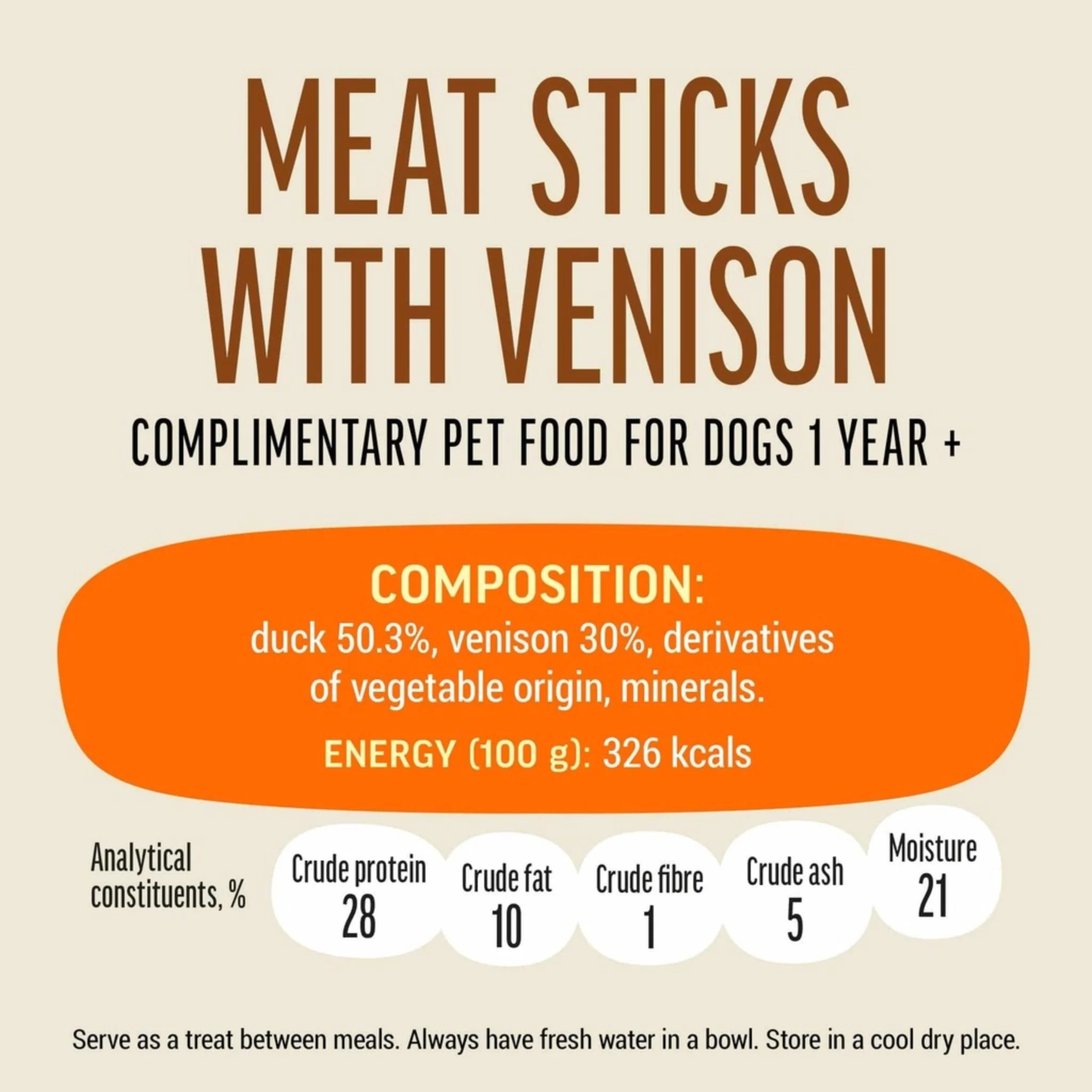 Dog Fest Meat Sticks With Venison For Adult Dog – 45g - Image 4